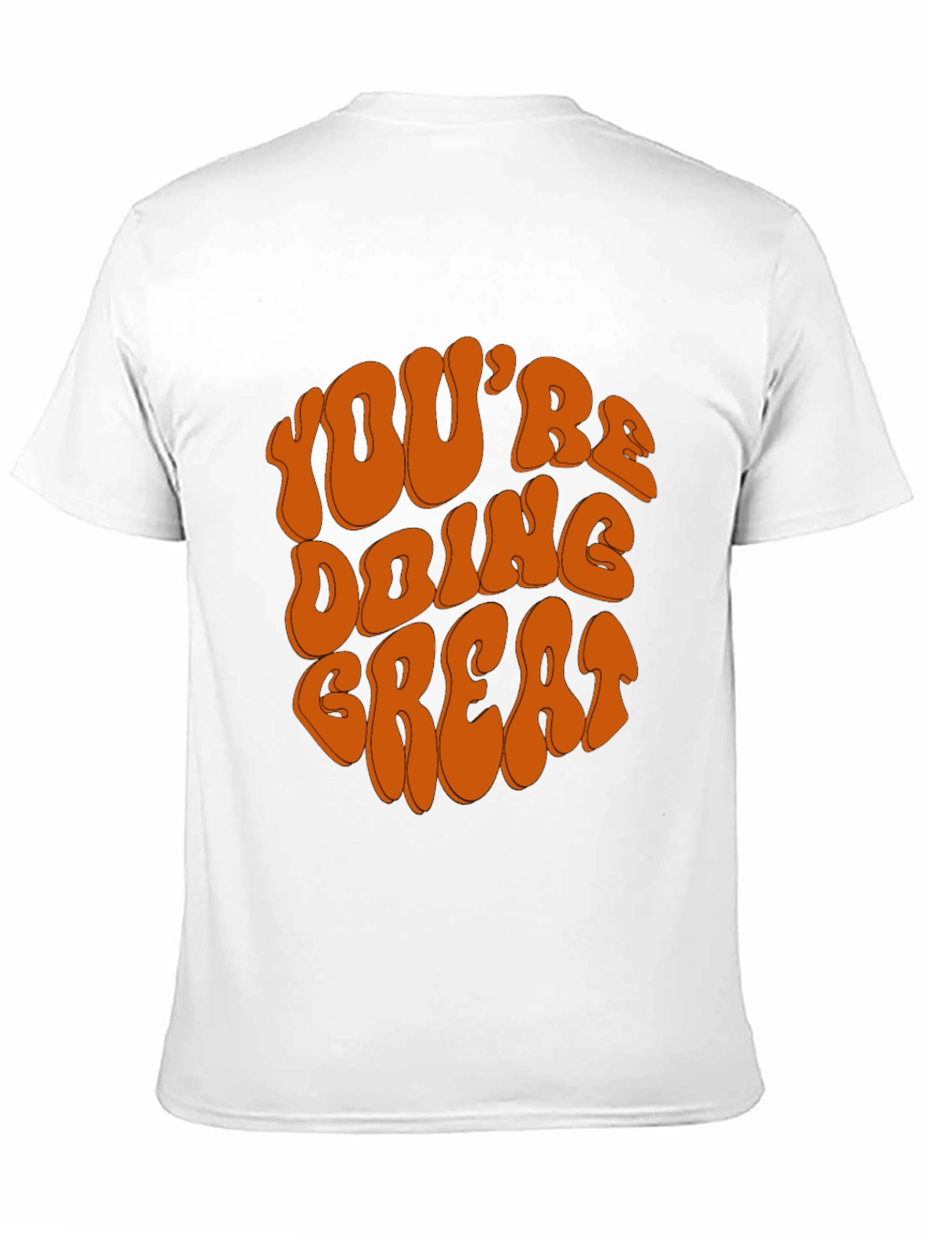 Youre Doing Great Graphic Tee - Retro Black T-Shirt
