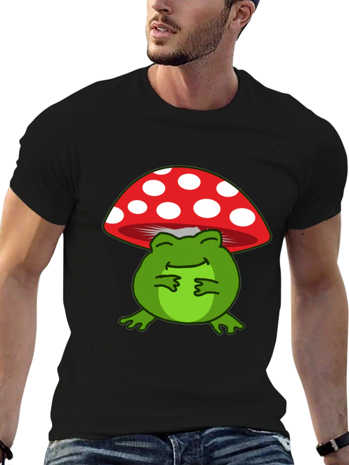 Frog Under Mushroom T-Shirt