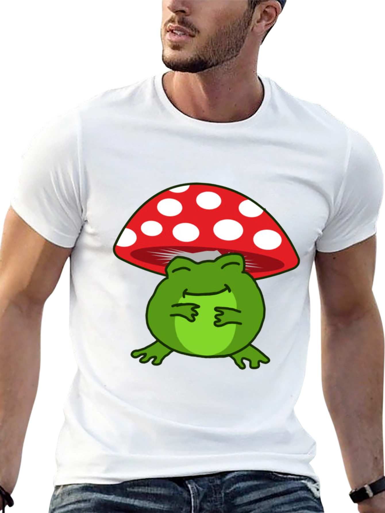 Frog Under Mushroom T-Shirt