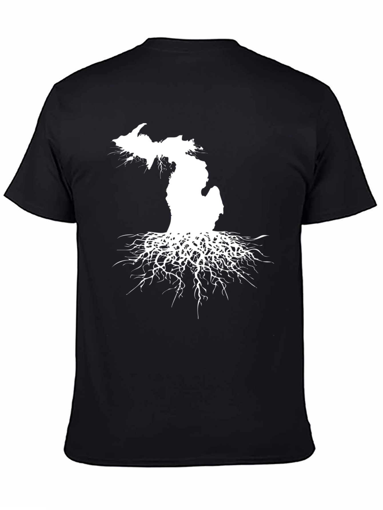 Michigan Roots Graphic Tee - Black