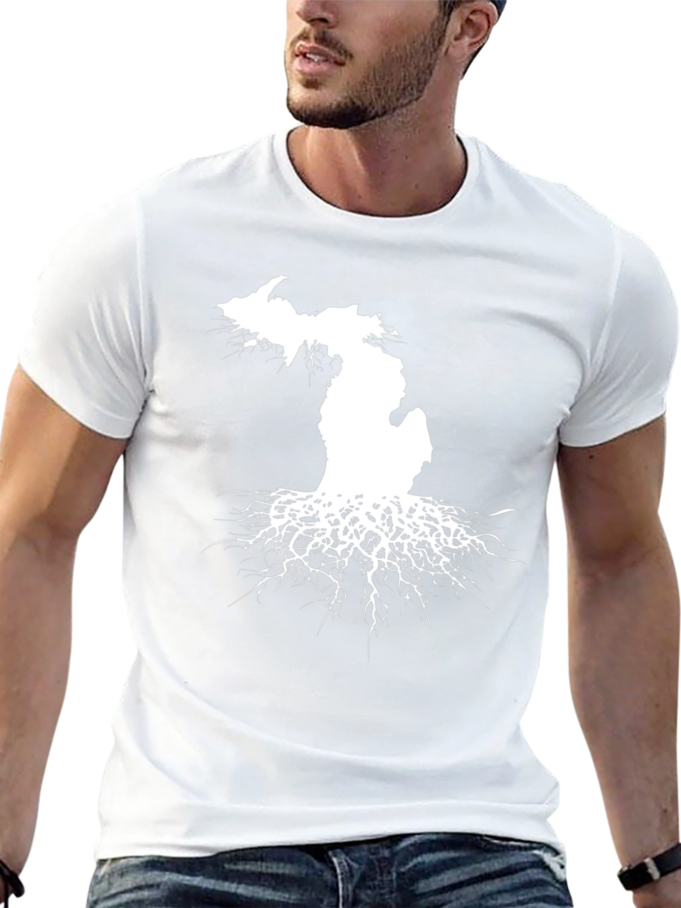 Michigan Roots Graphic Tee - Black
