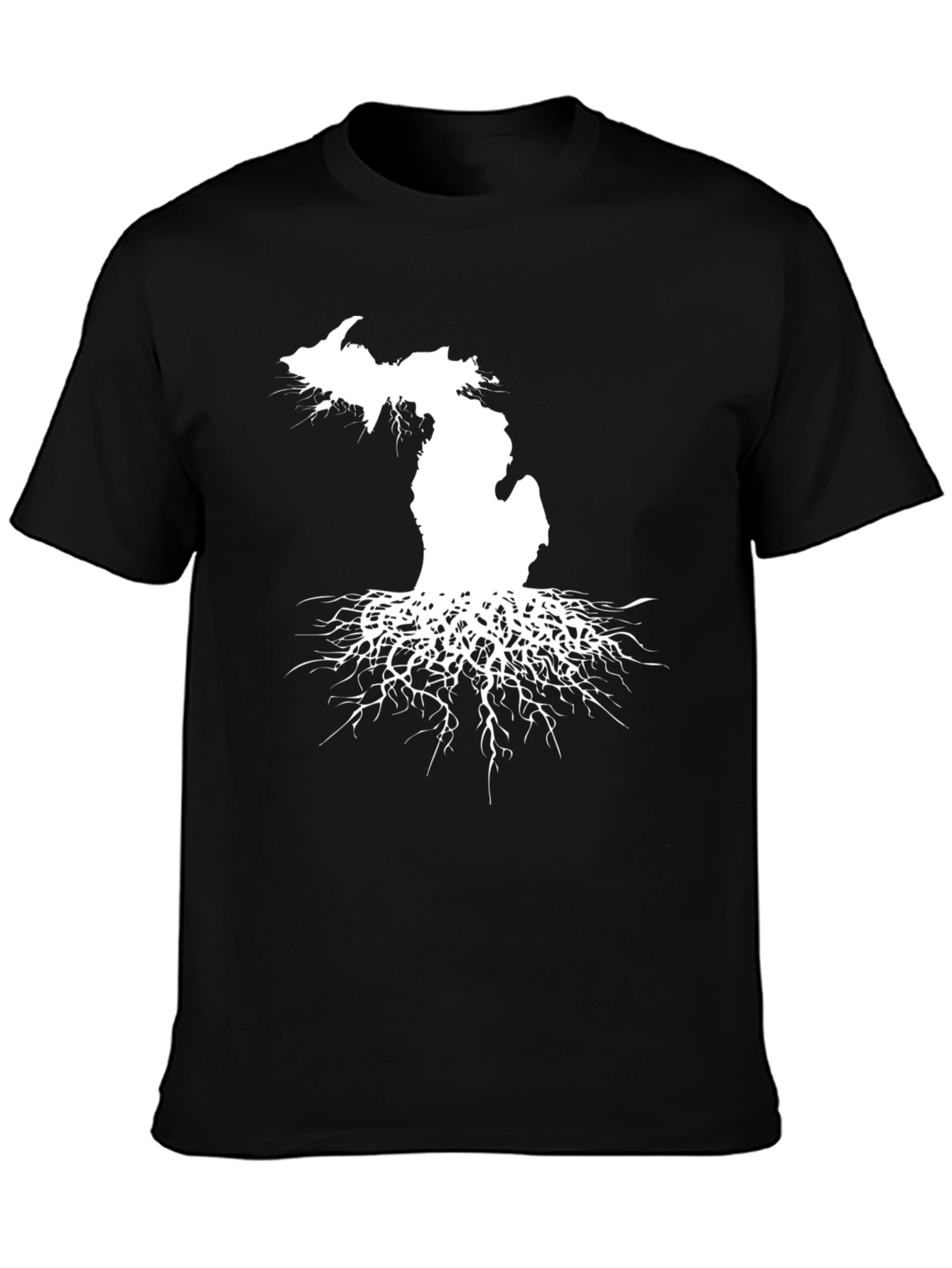 Michigan Roots Graphic Tee - Black
