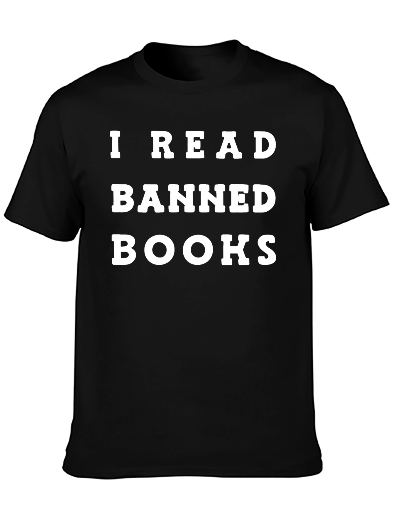 I Read Banned Books Black T-Shirt