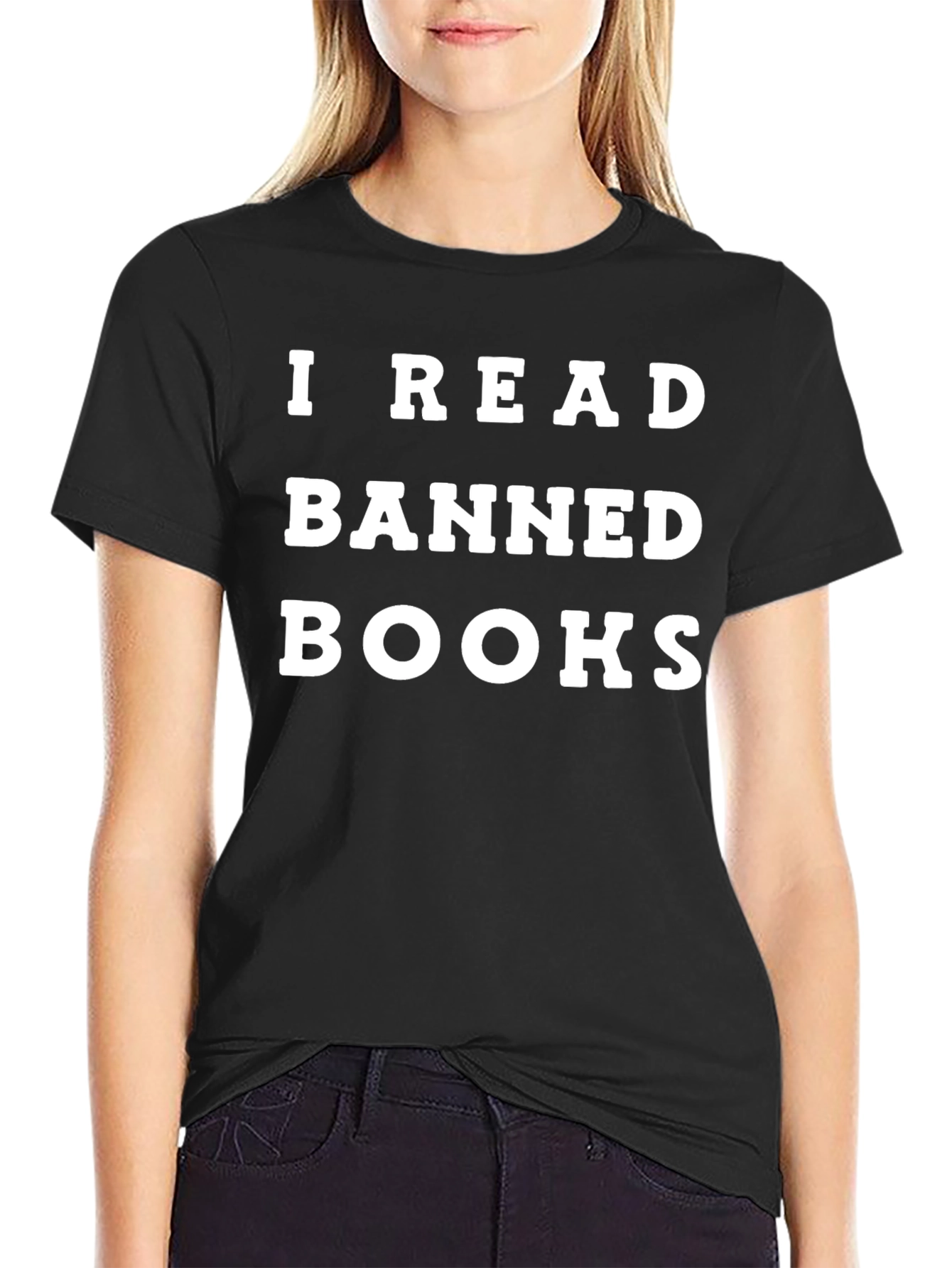 I Read Banned Books Black T-Shirt