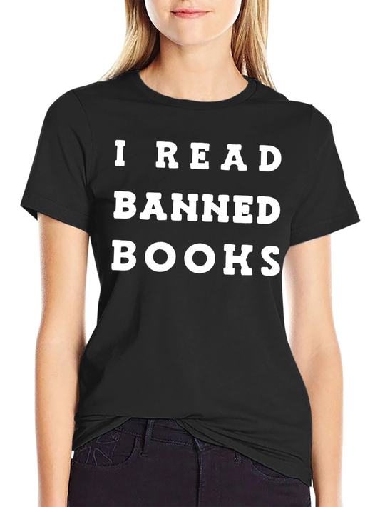 I Read Banned Books Black T-Shirt