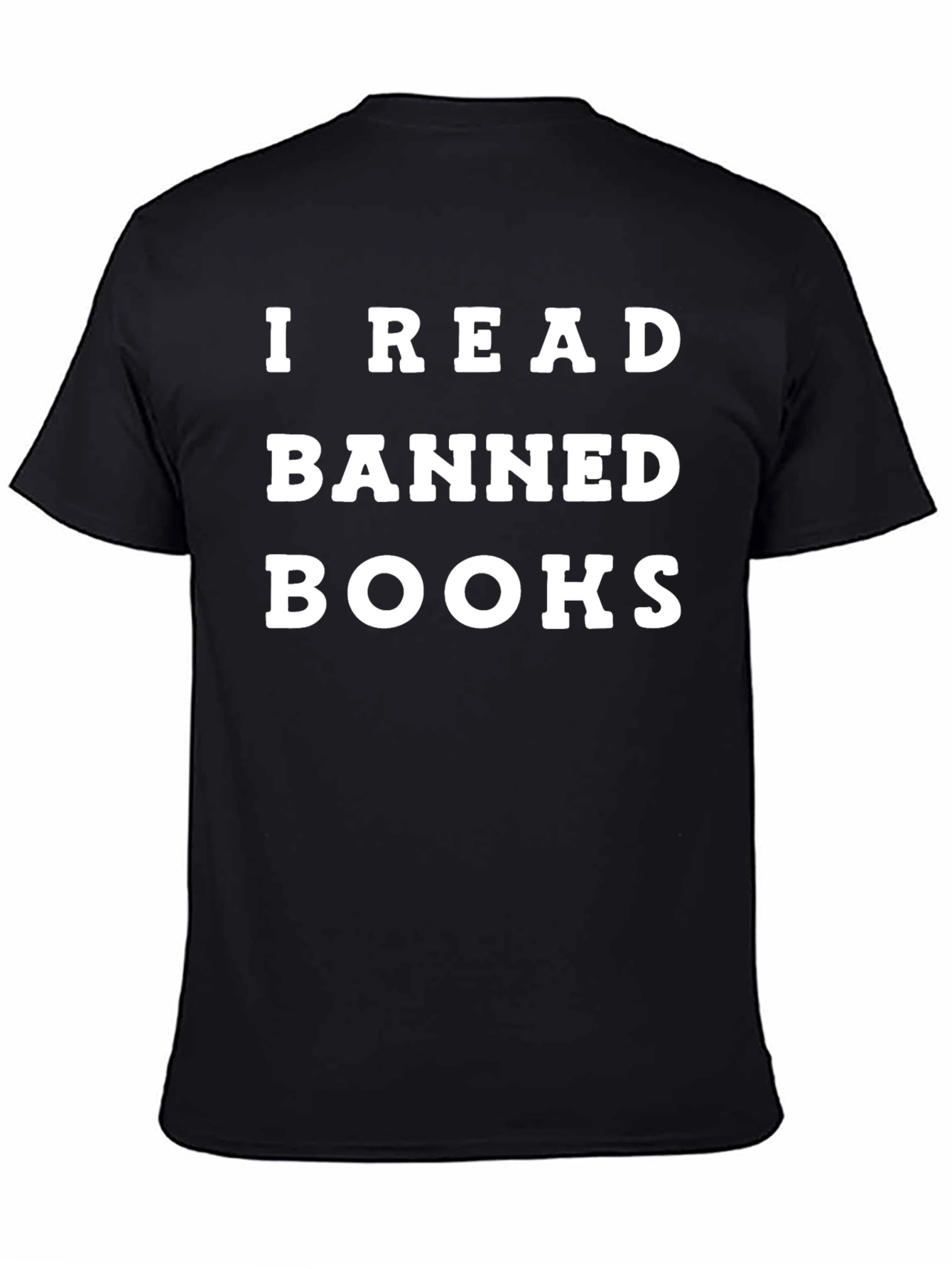 I Read Banned Books Black T-Shirt