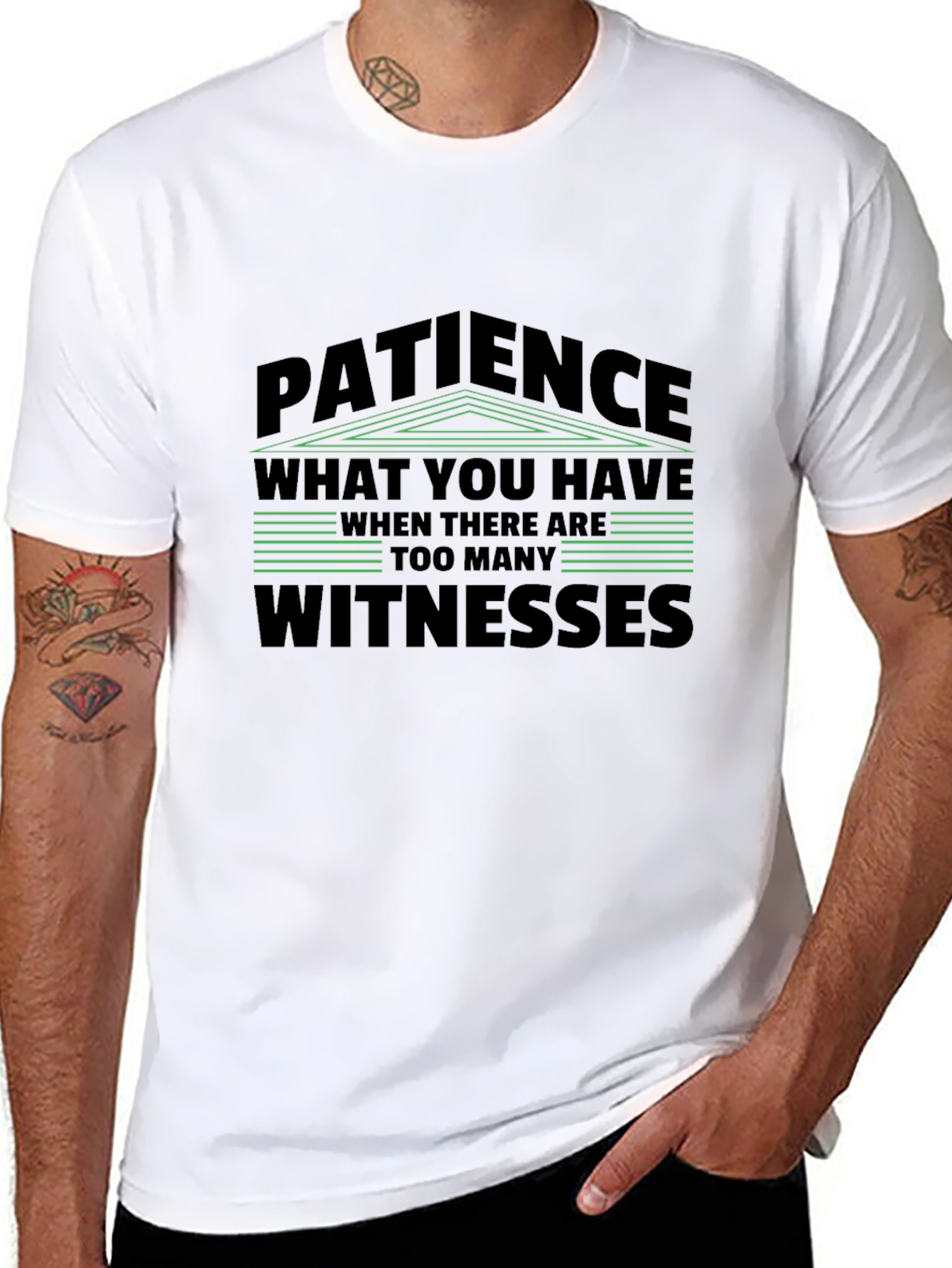 Patience T-Shirt - Too Many Witnesses Graphic Tee