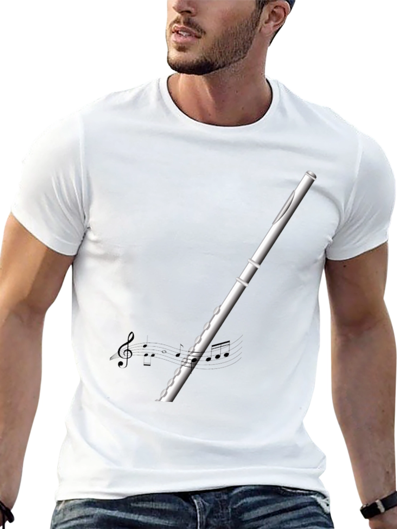 Flute Music T-Shirt - Musician Tee
