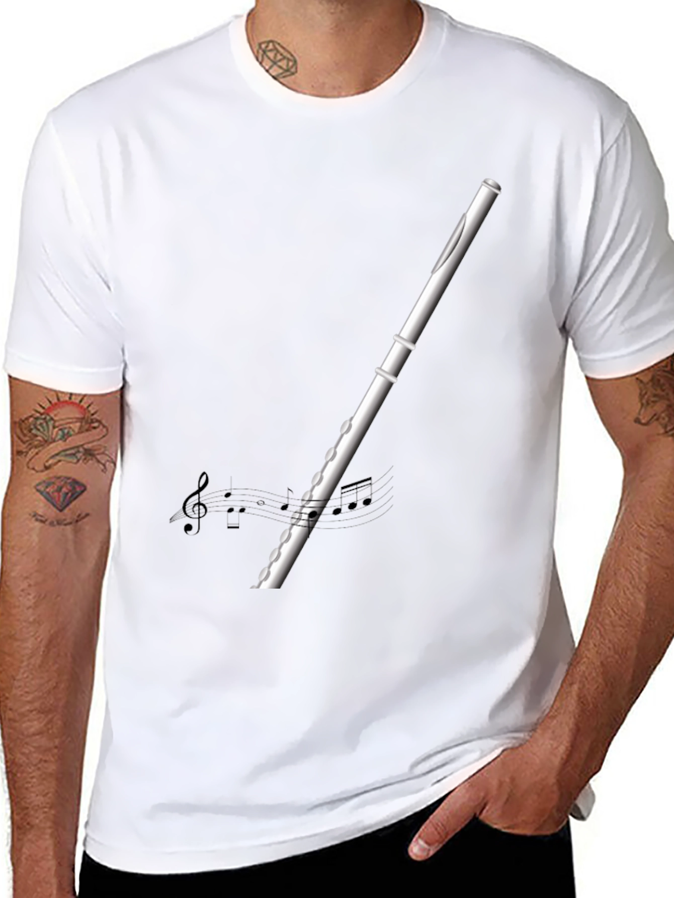Flute Music T-Shirt - Musician Tee