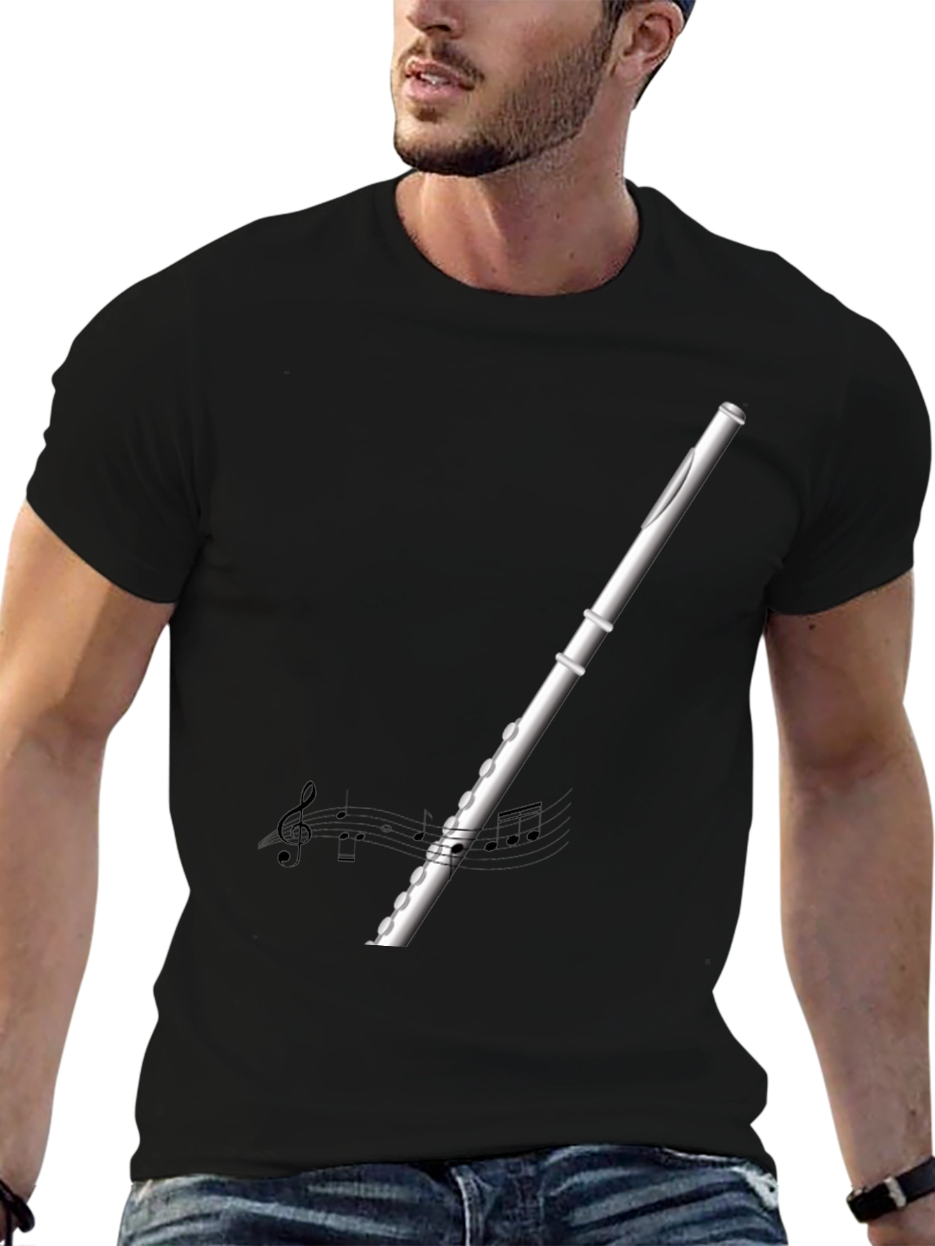 Flute Music T-Shirt - Musician Tee