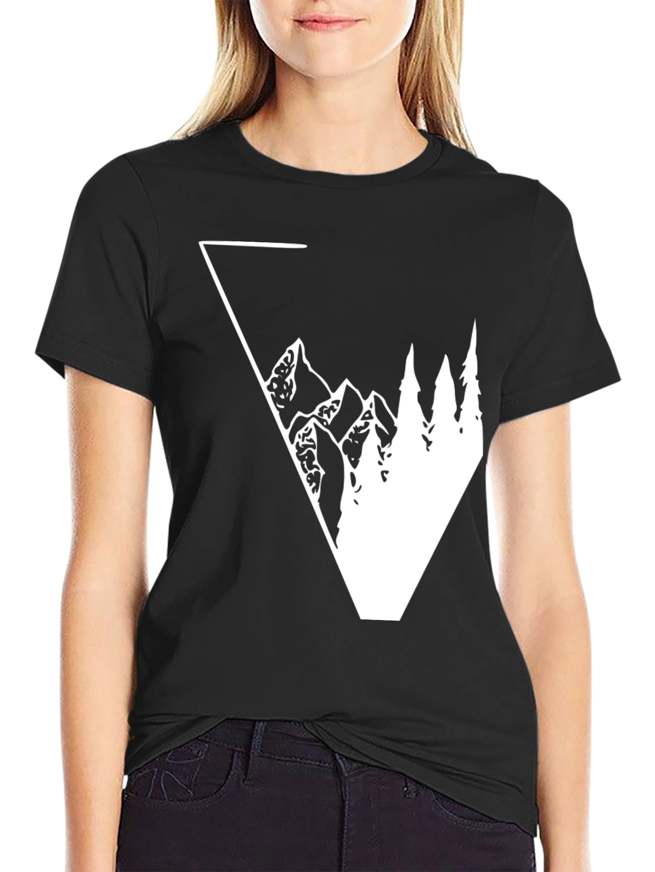 Mountain Peak Graphic Tee - Nature Inspired Shirt