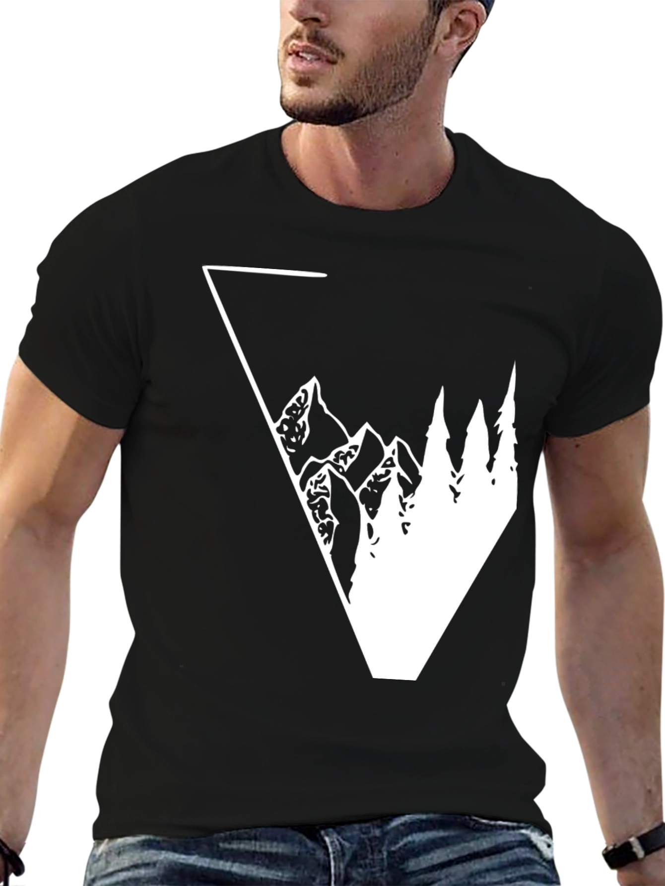 Mountain Peak Graphic Tee - Nature Inspired Shirt