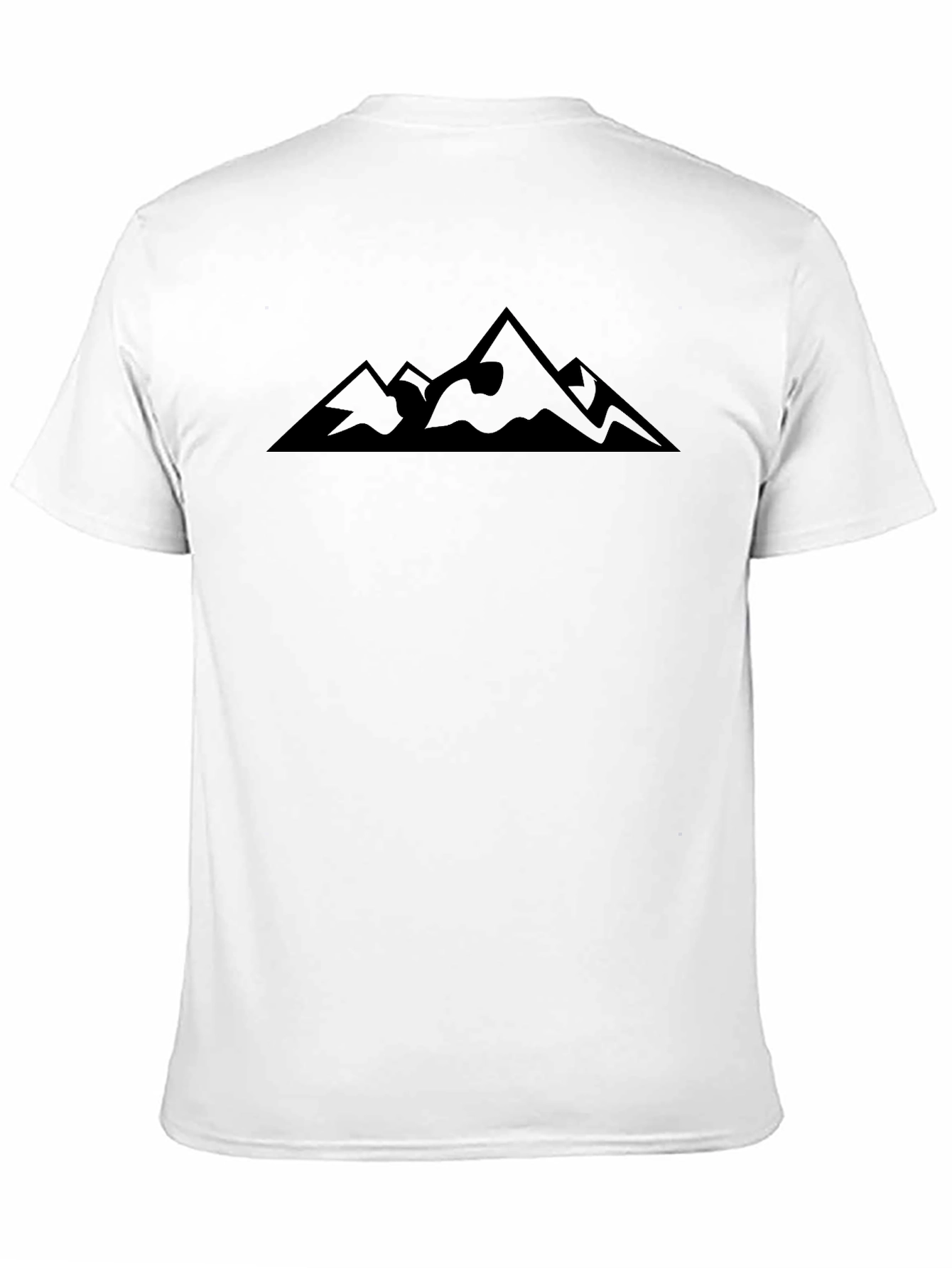 Mountain Peak Graphic Tee - Black