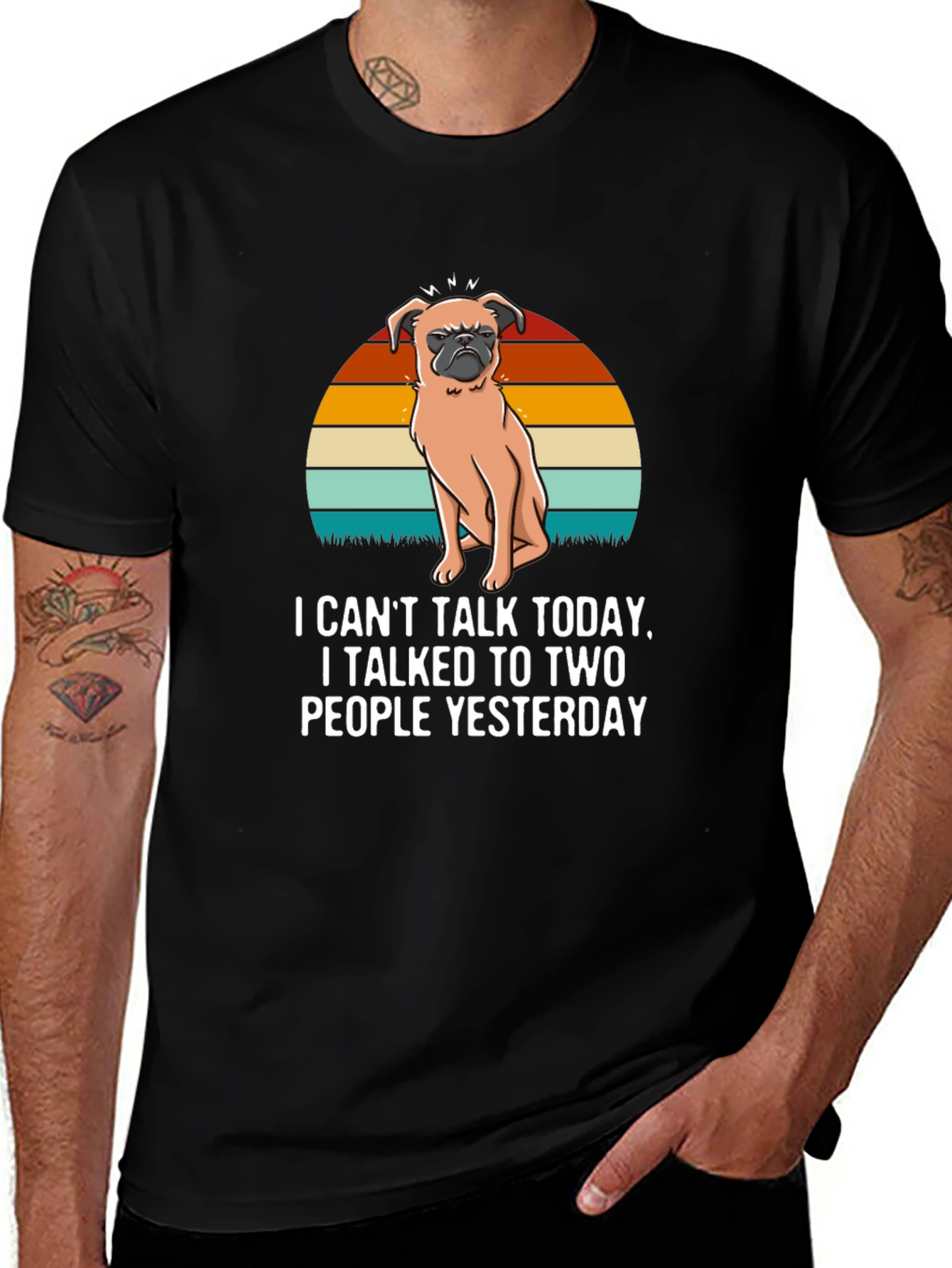 Funny Dog T-Shirt - Introvert Humor Tee