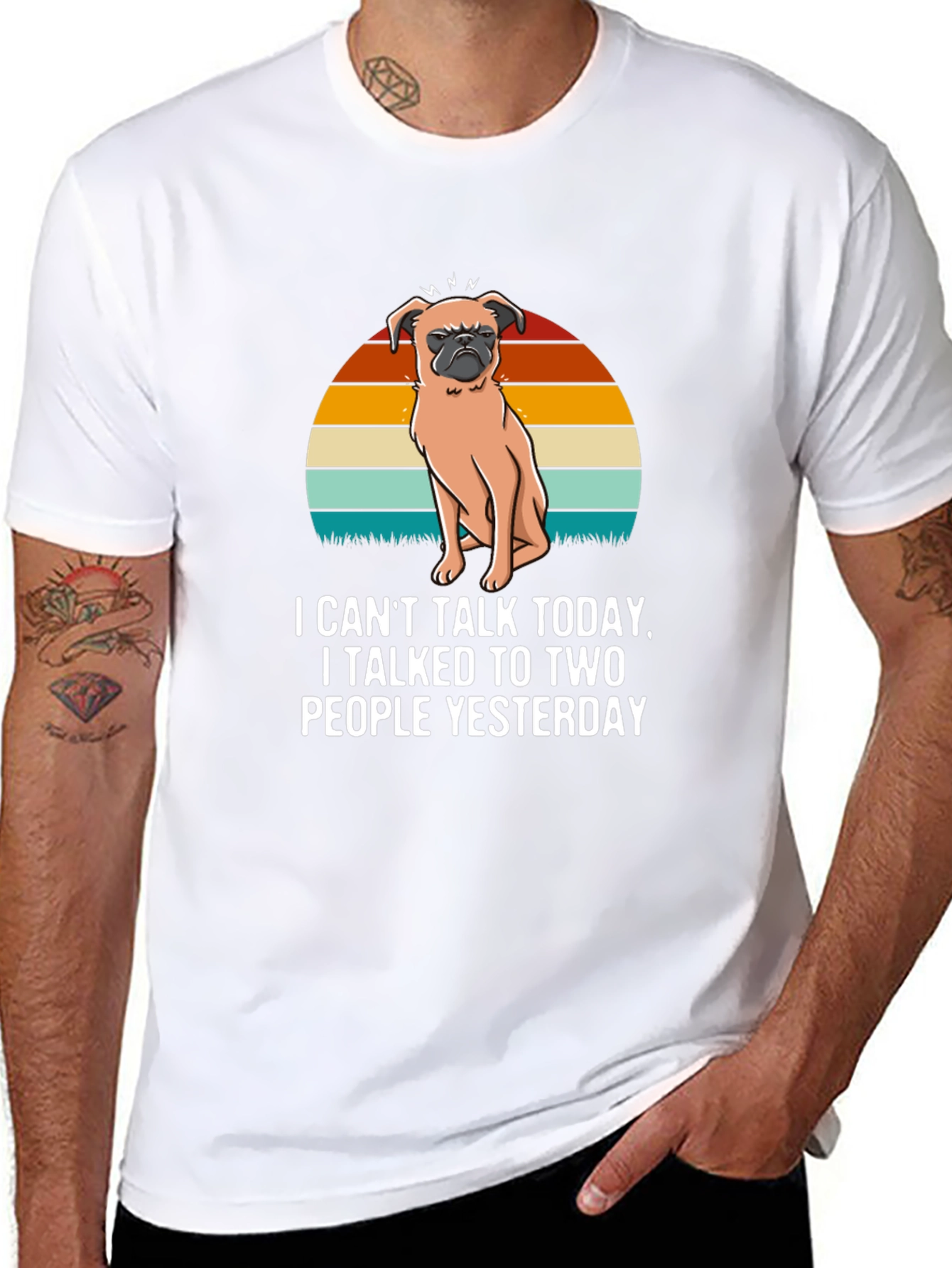Funny Dog T-Shirt - Introvert Humor Tee