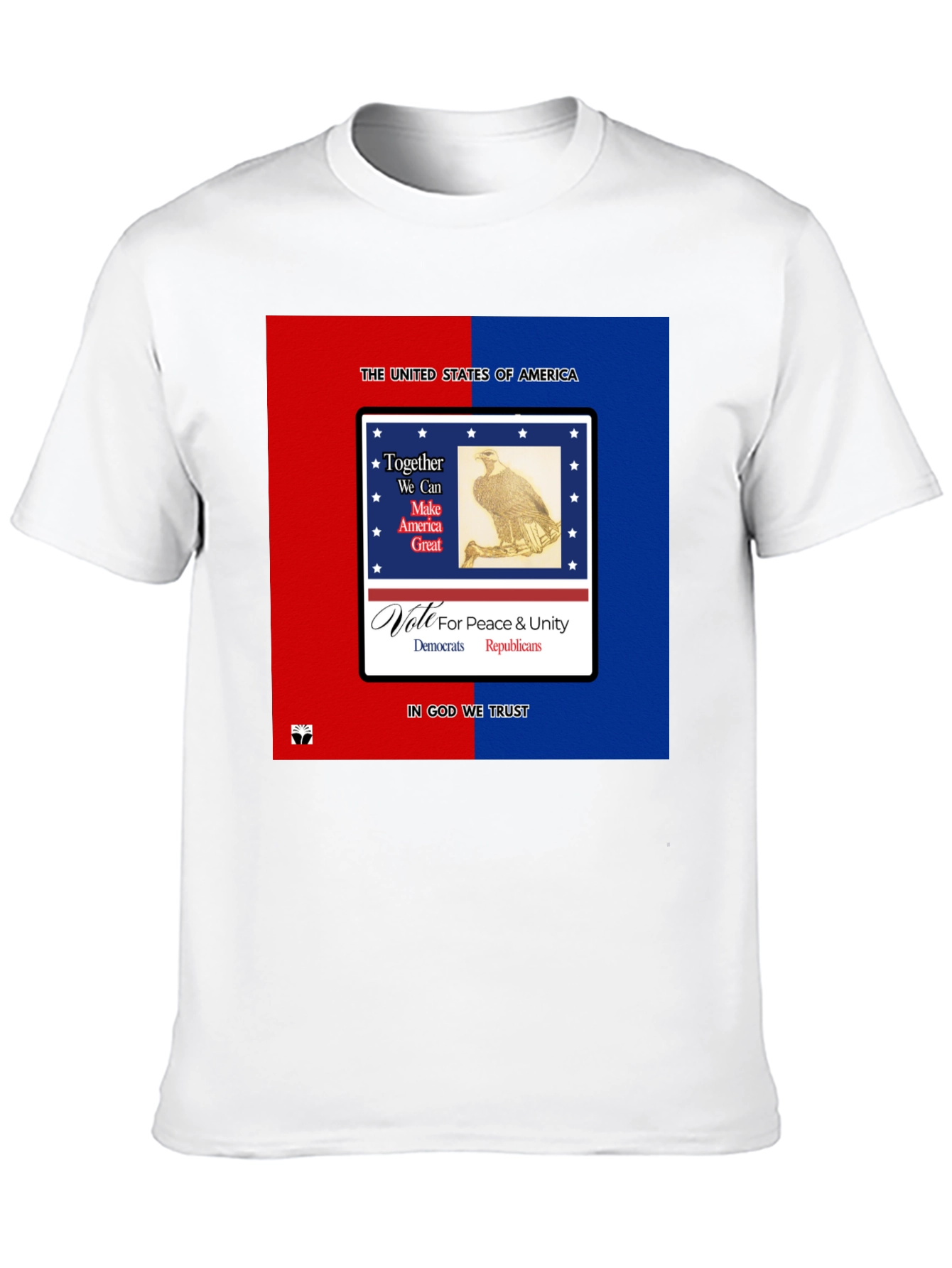 Patriotic USA T-Shirt - Peace & Unity
