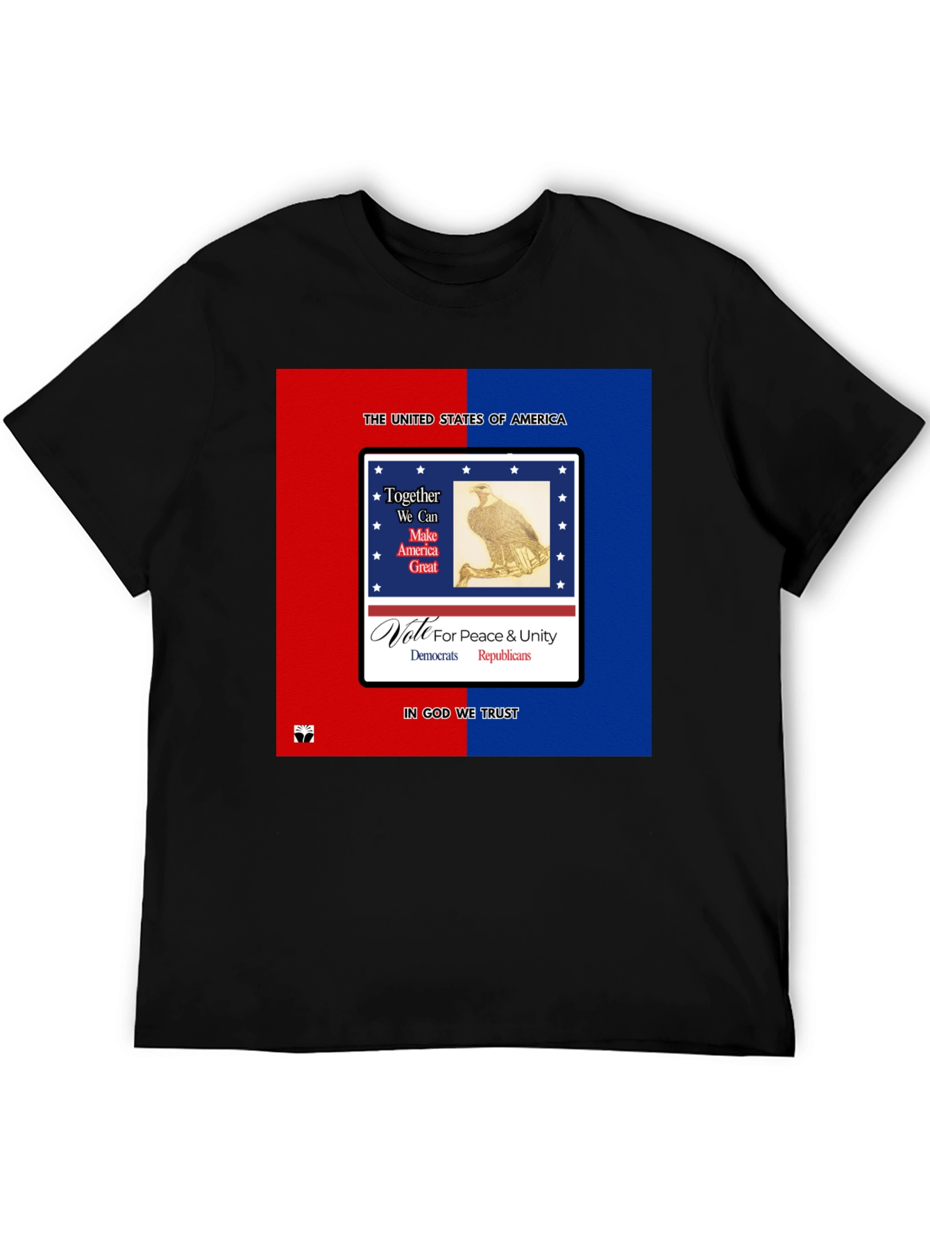 Patriotic USA T-Shirt - Peace & Unity