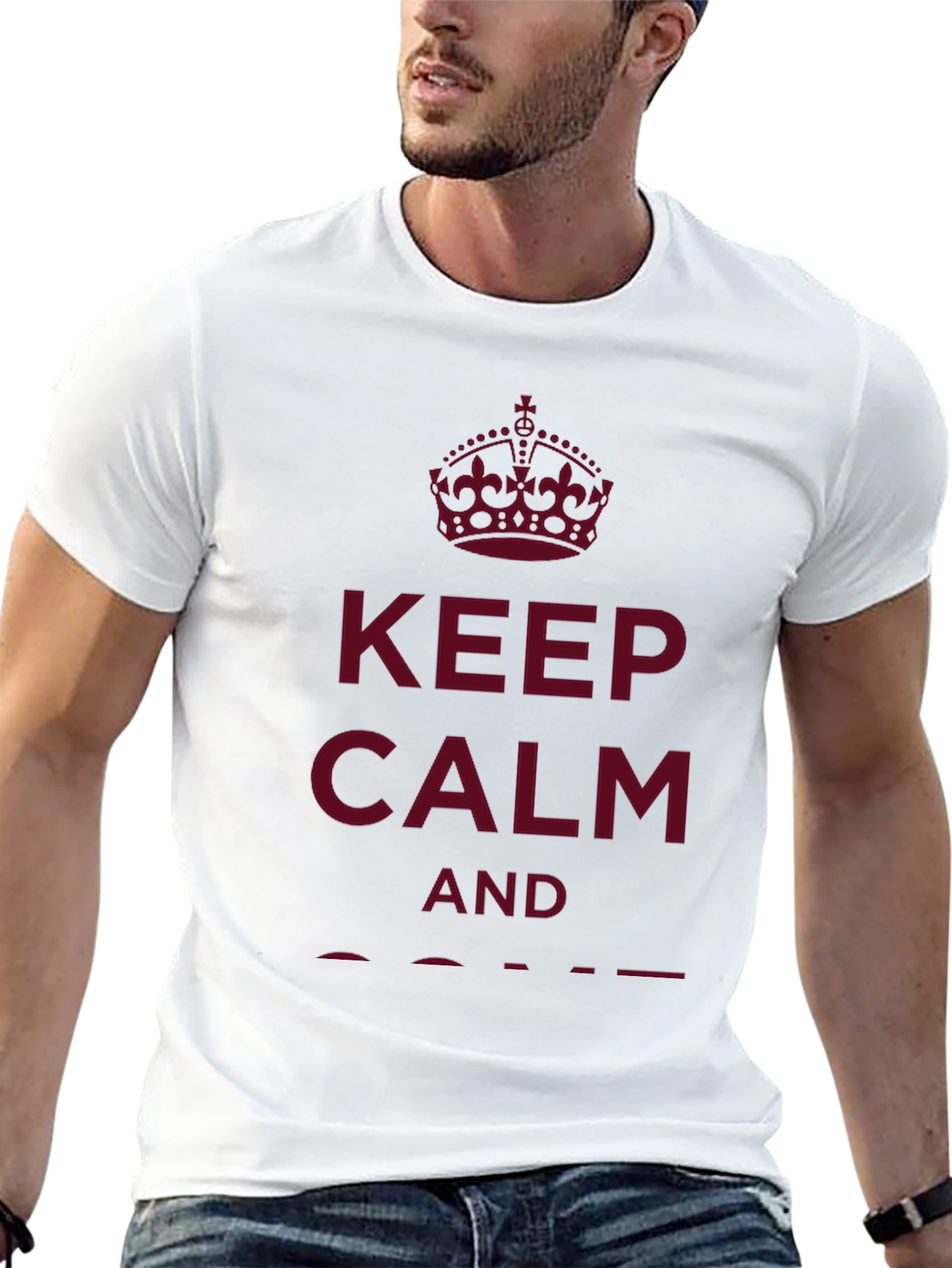 Keep Calm T-Shirt - Stylish Graphic Tee