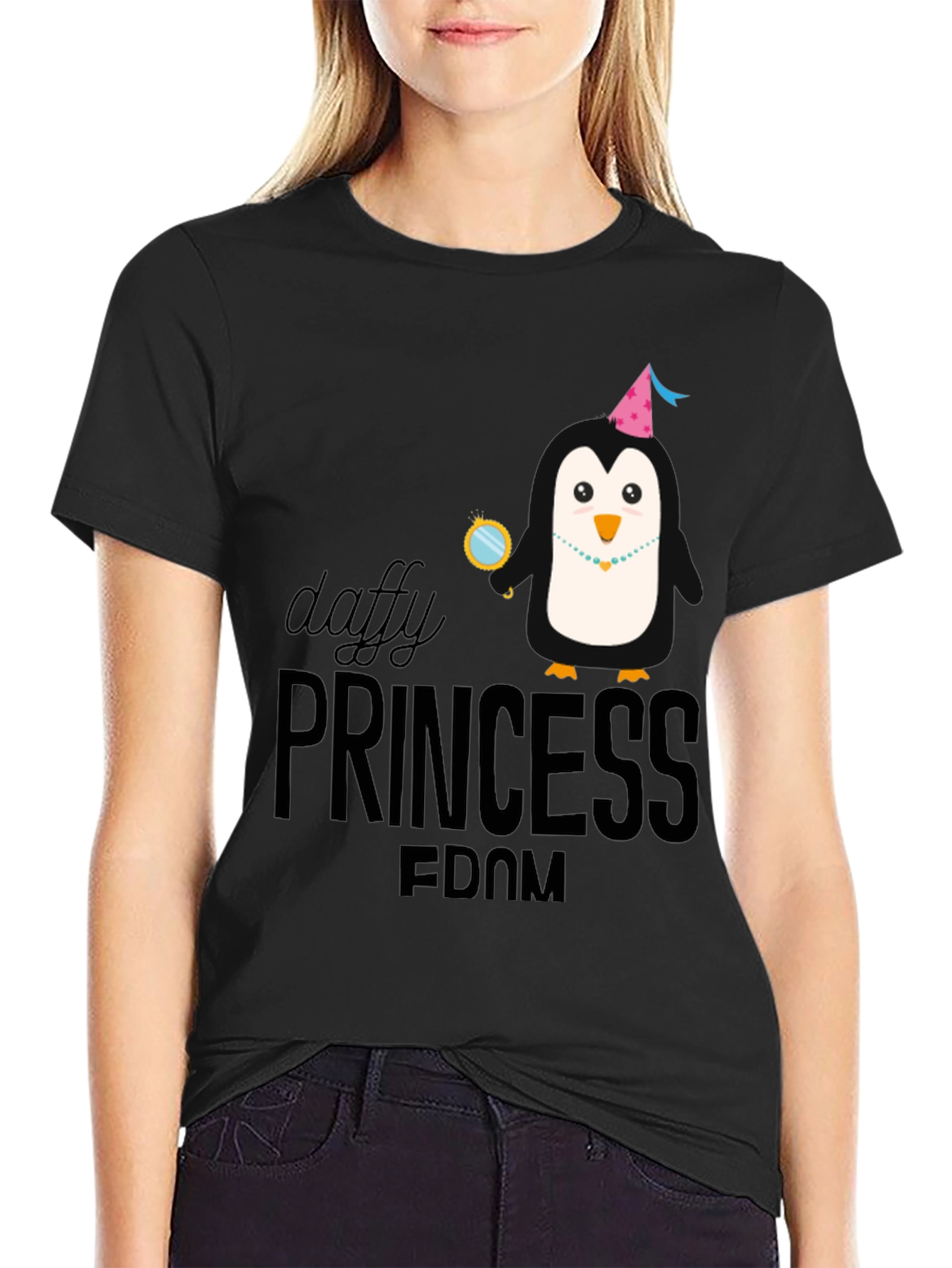 Daffy Princess Penguin T-Shirt