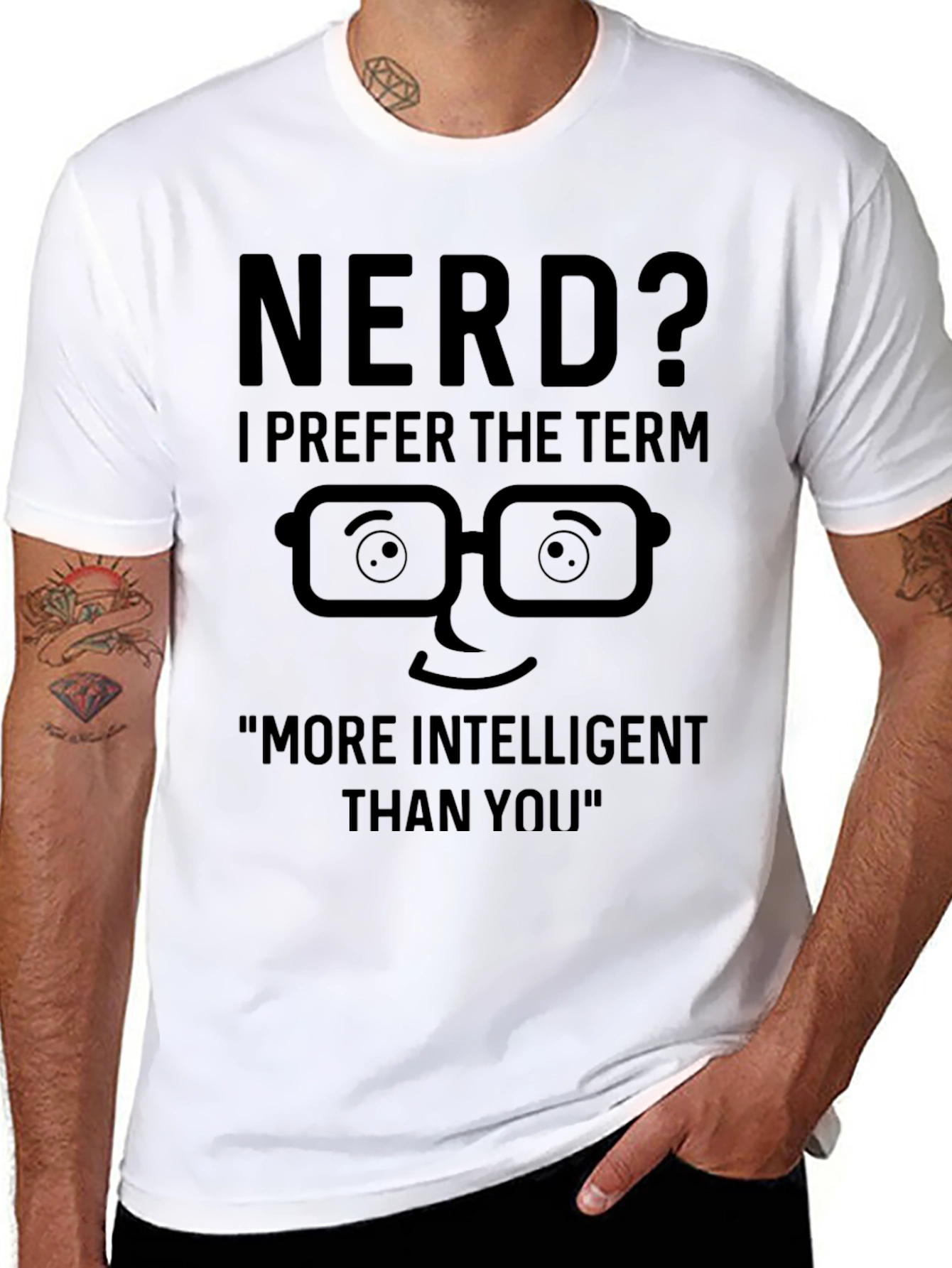 Nerd? I Prefer Intelligent T-Shirt - Geeky Humor