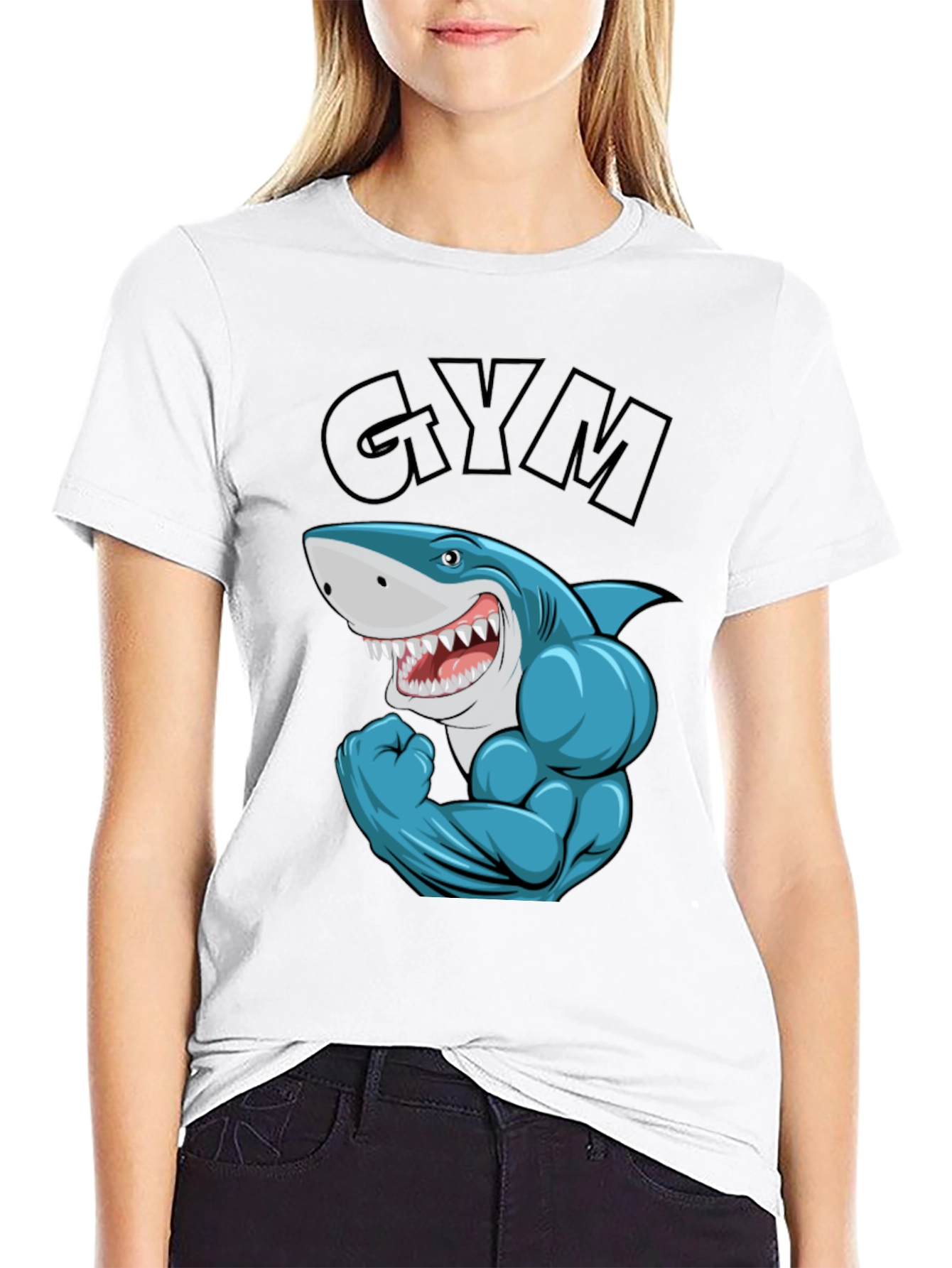 Gym Shark T-Shirt - Workout Apparel