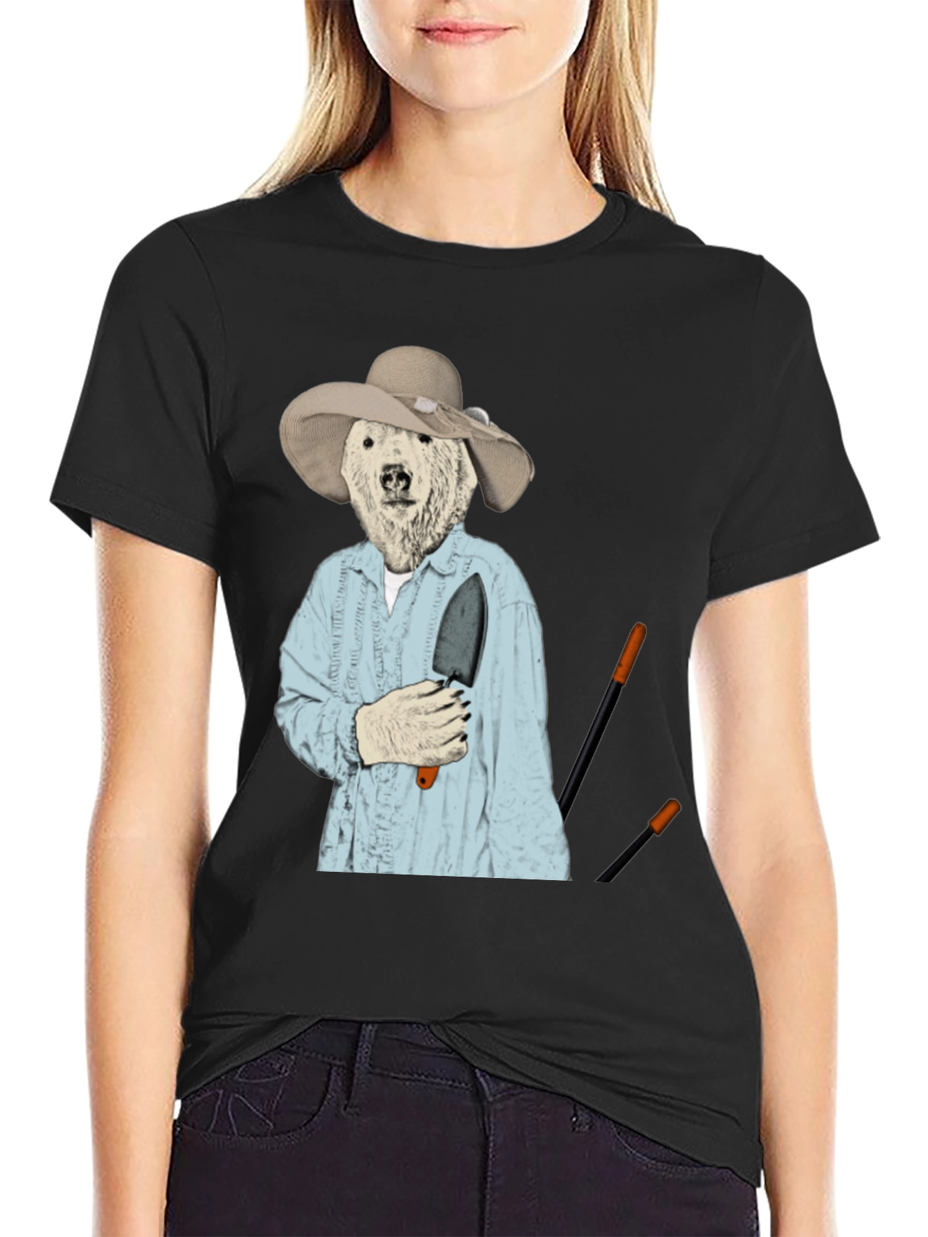 Funny Bear Gardener T-Shirt