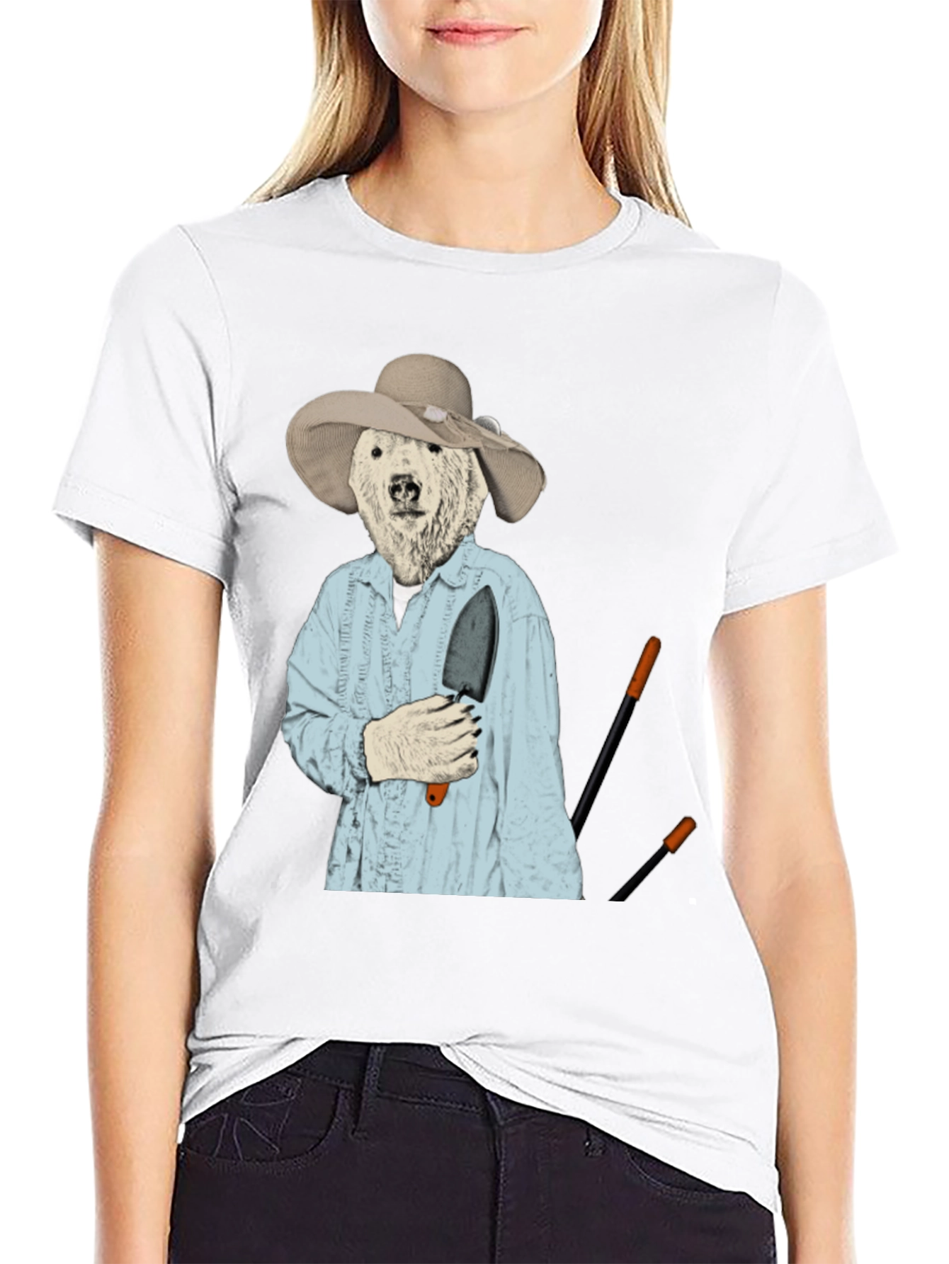 Funny Bear Gardener T-Shirt