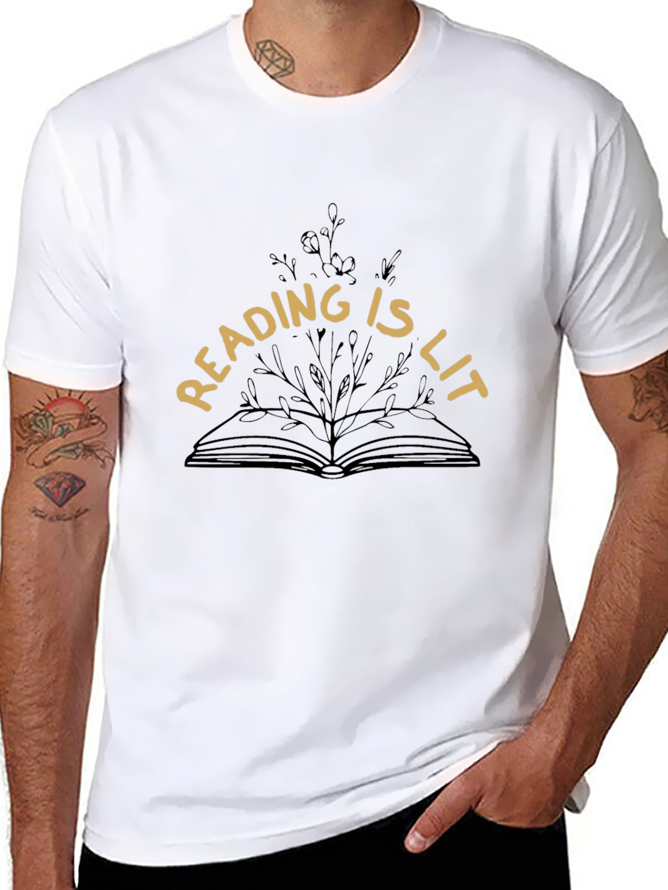 Reading is Lit Graphic Tee