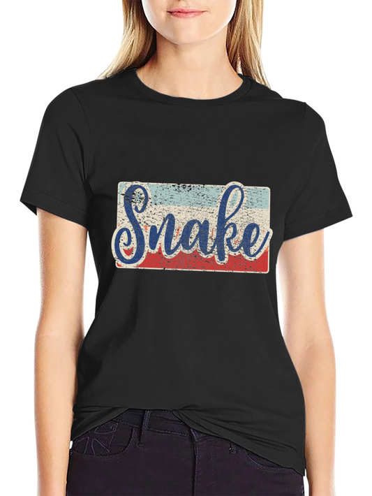 Retro Snake Graphic T-Shirt