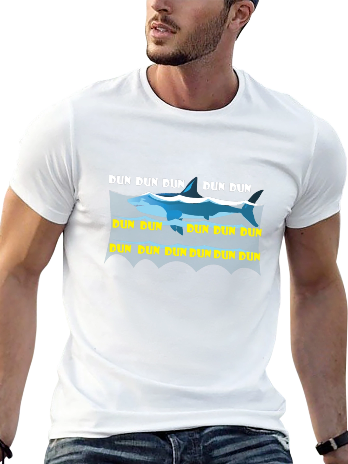 Dun Dun Shark T-Shirt - Funny Jaws Inspired Tee