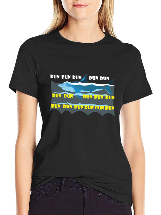Dun Dun Shark T-Shirt - Funny Jaws Inspired Tee