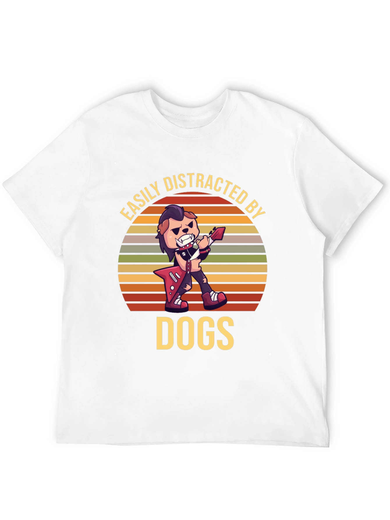 Easily Distracted by Dogs Graphic T-Shirt
