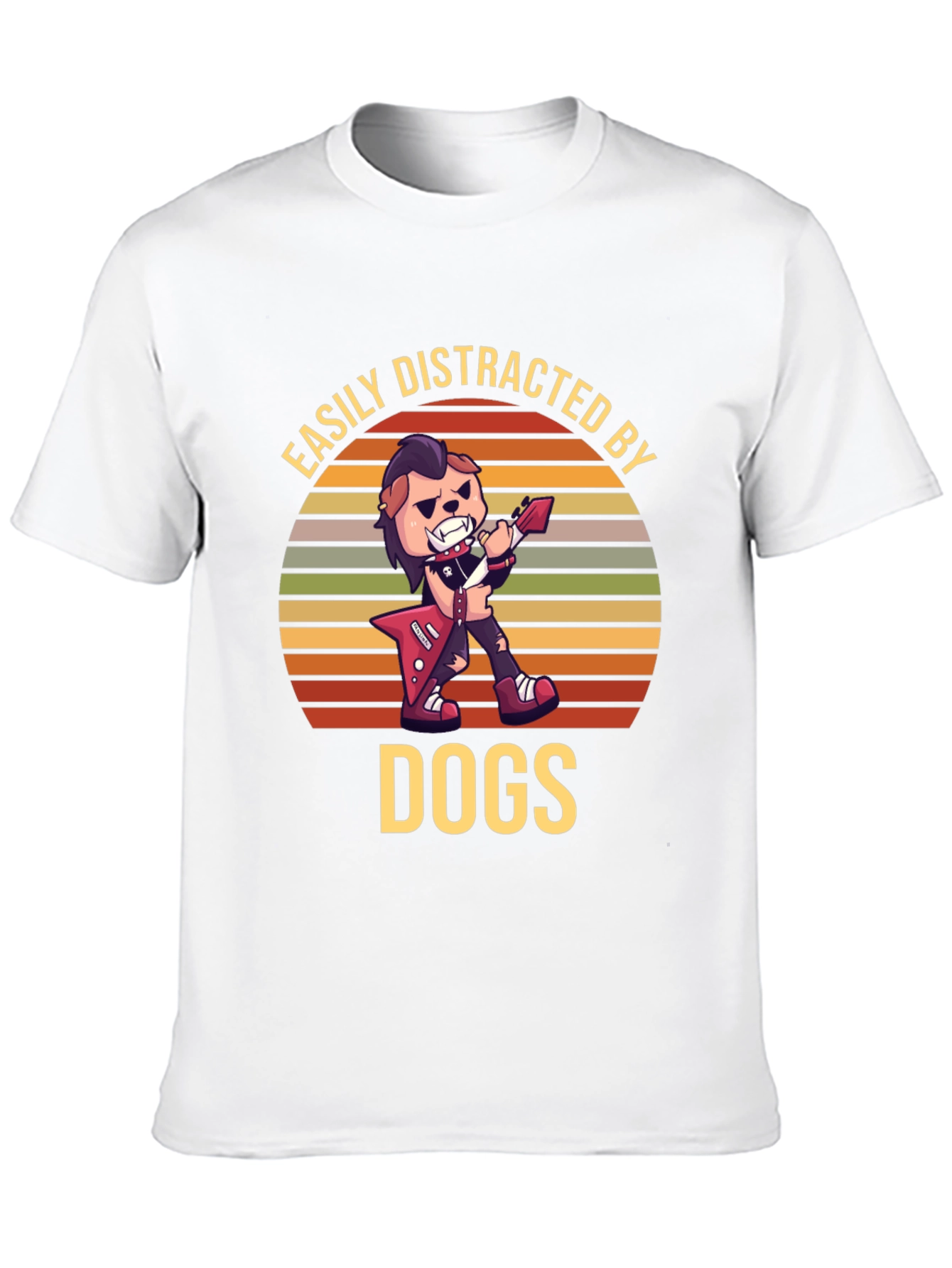 Easily Distracted by Dogs Graphic T-Shirt