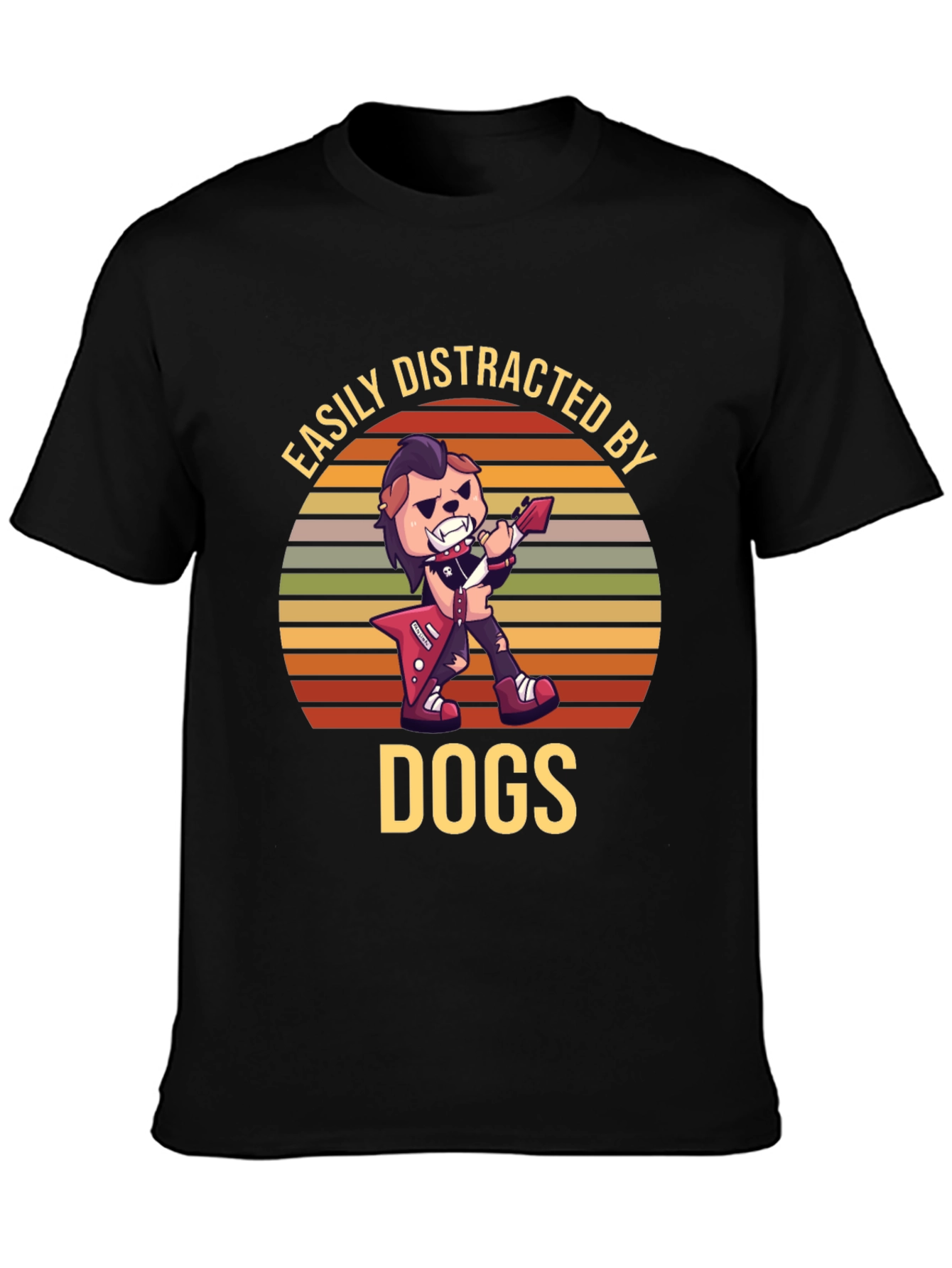 Easily Distracted by Dogs Graphic T-Shirt