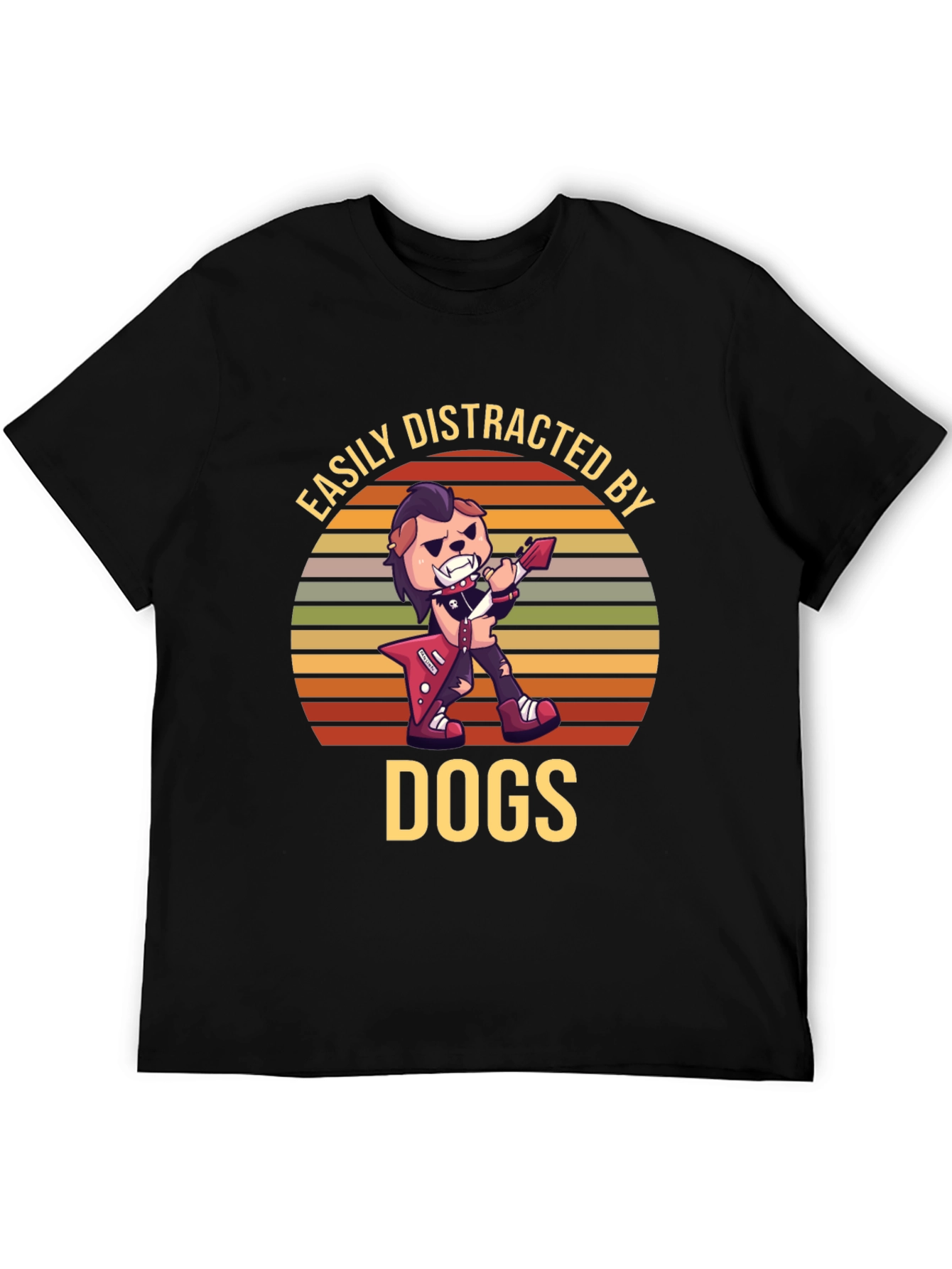 Easily Distracted by Dogs Graphic T-Shirt