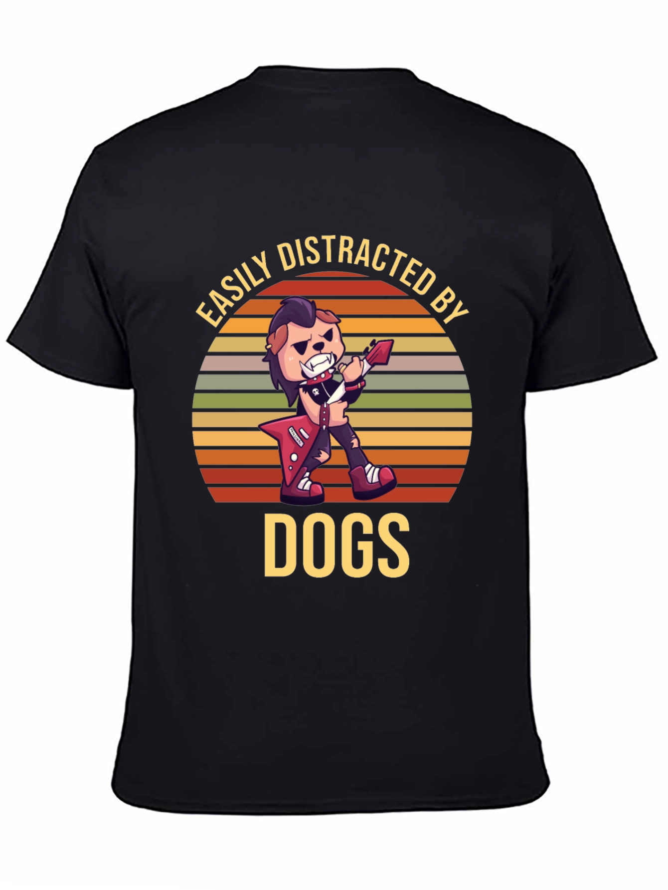 Easily Distracted by Dogs Graphic T-Shirt