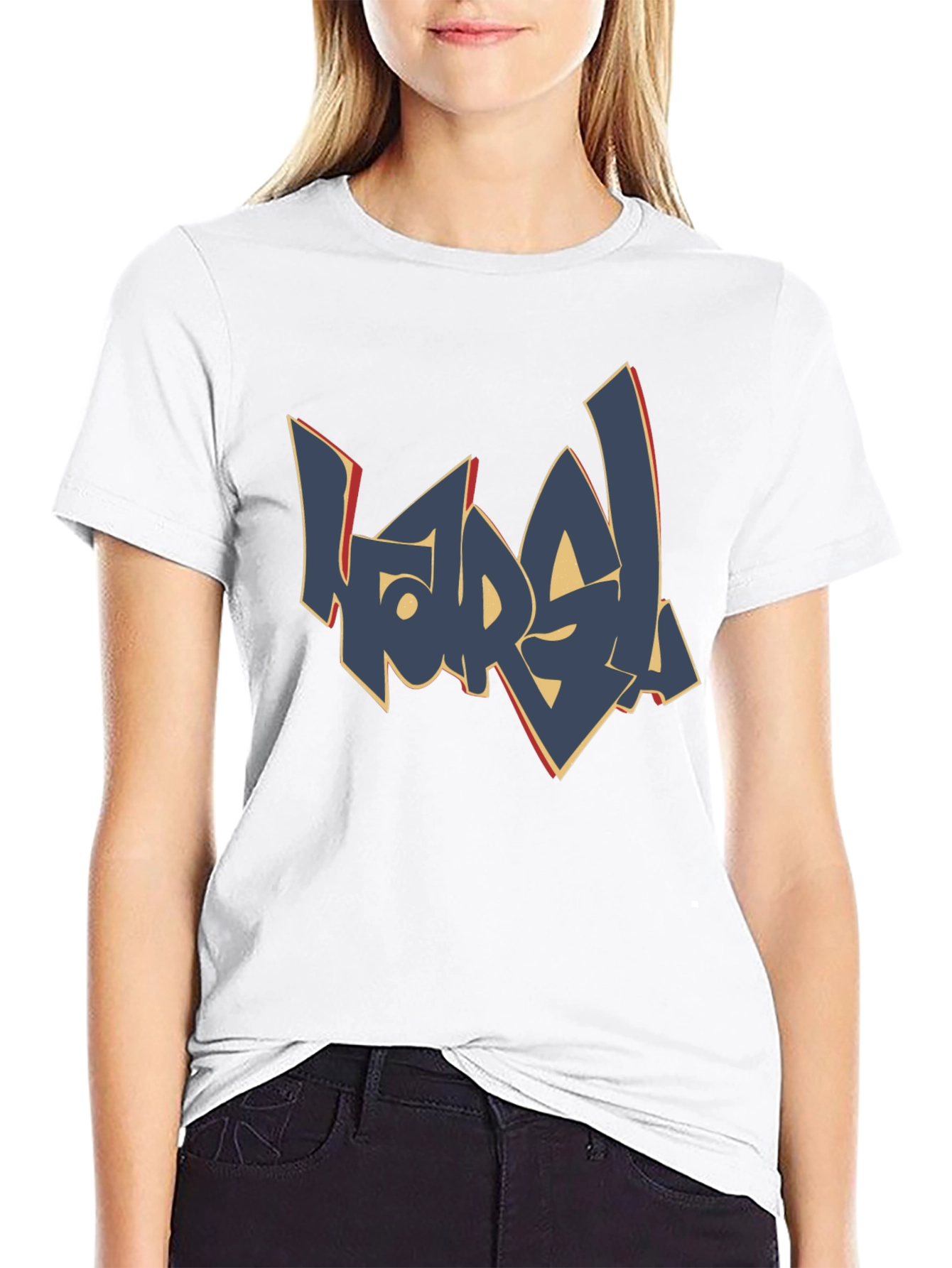Urban Graffiti Style Graphic Print Mens T-Shirt
