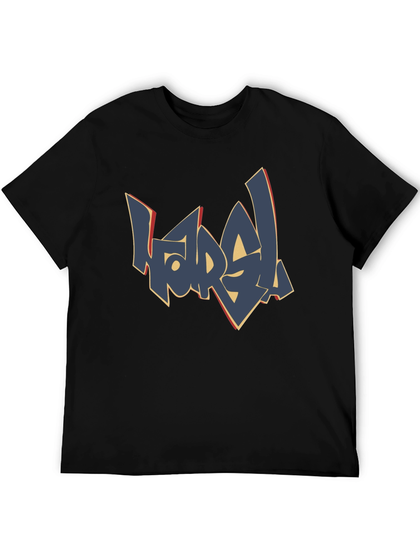 Urban Graffiti Style Graphic Print Mens T-Shirt