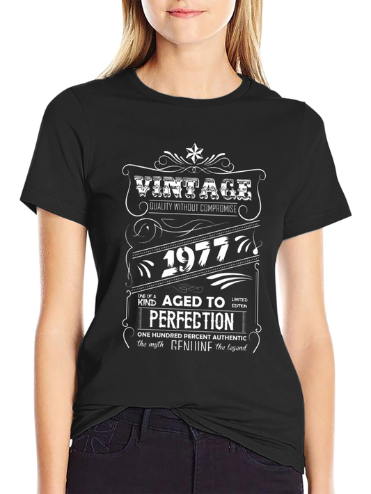 Vintage 1977 Aged To Perfection T-Shirt