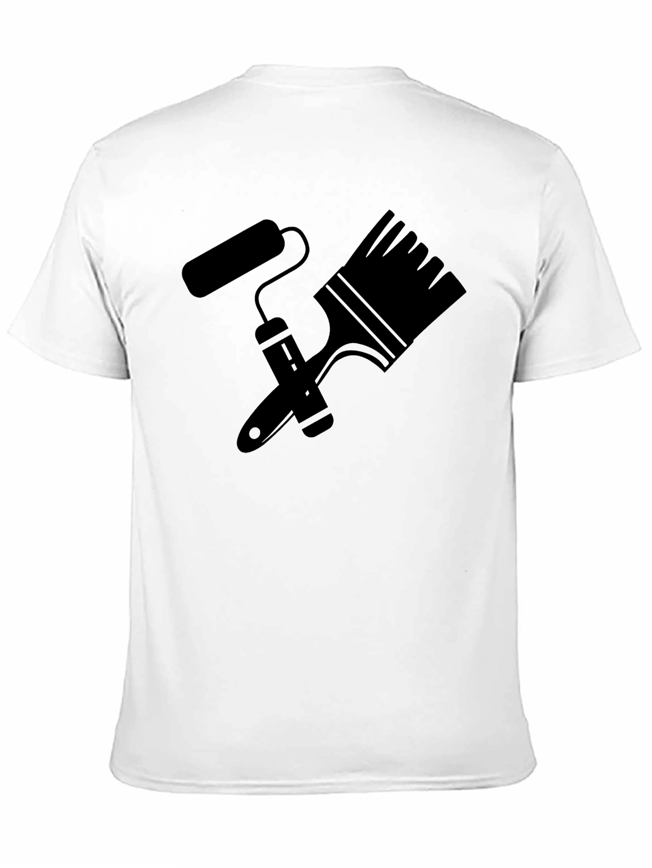 Painters T-Shirt: Brush & Roller Graphic Tee
