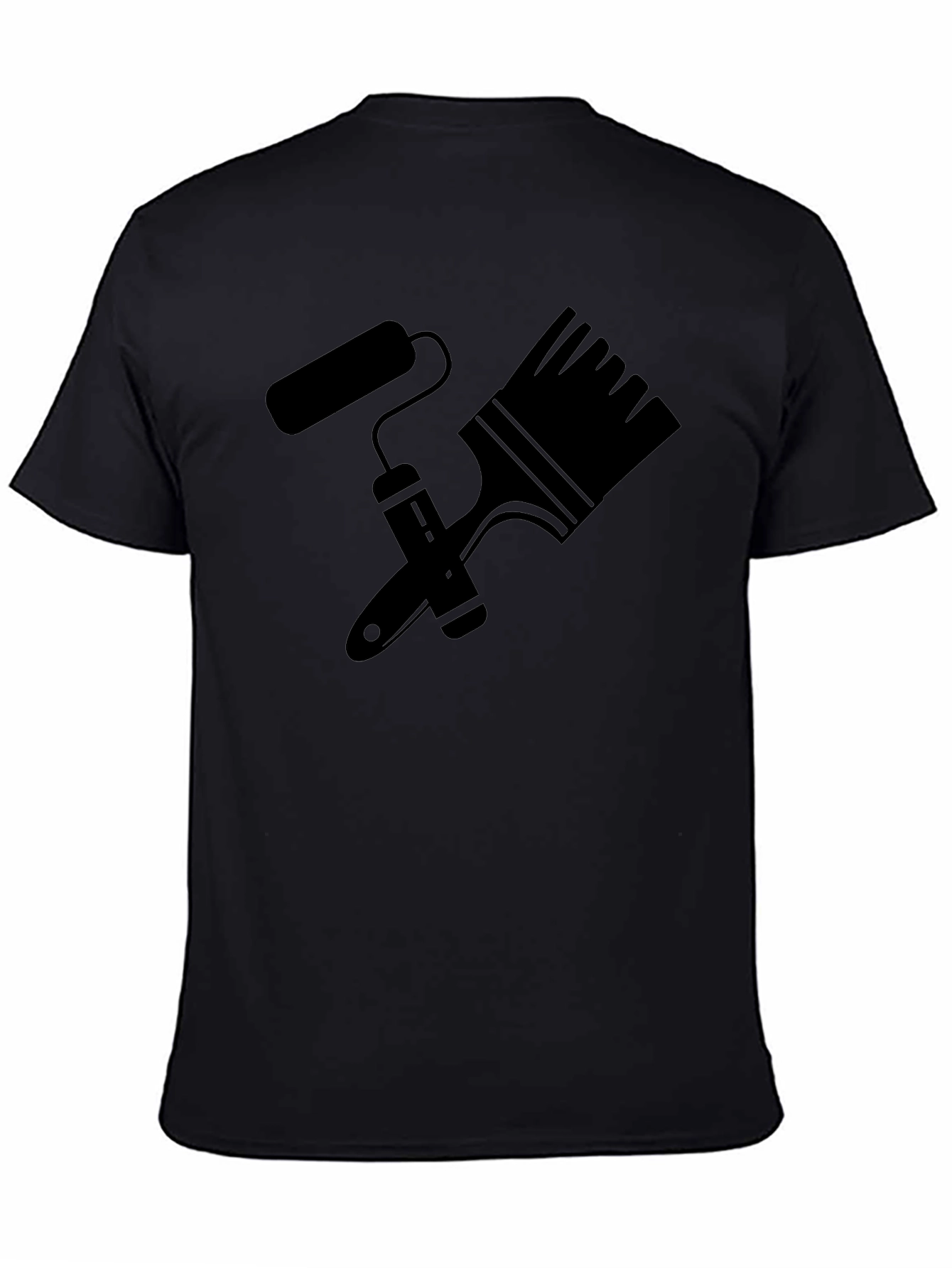 Painters T-Shirt: Brush & Roller Graphic Tee
