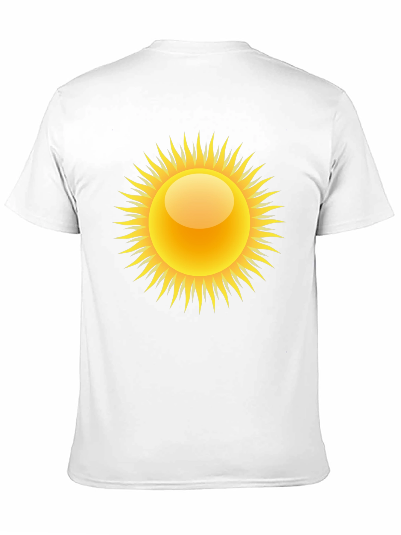 Sun Graphic Black Tee - Stylish Summer Apparel