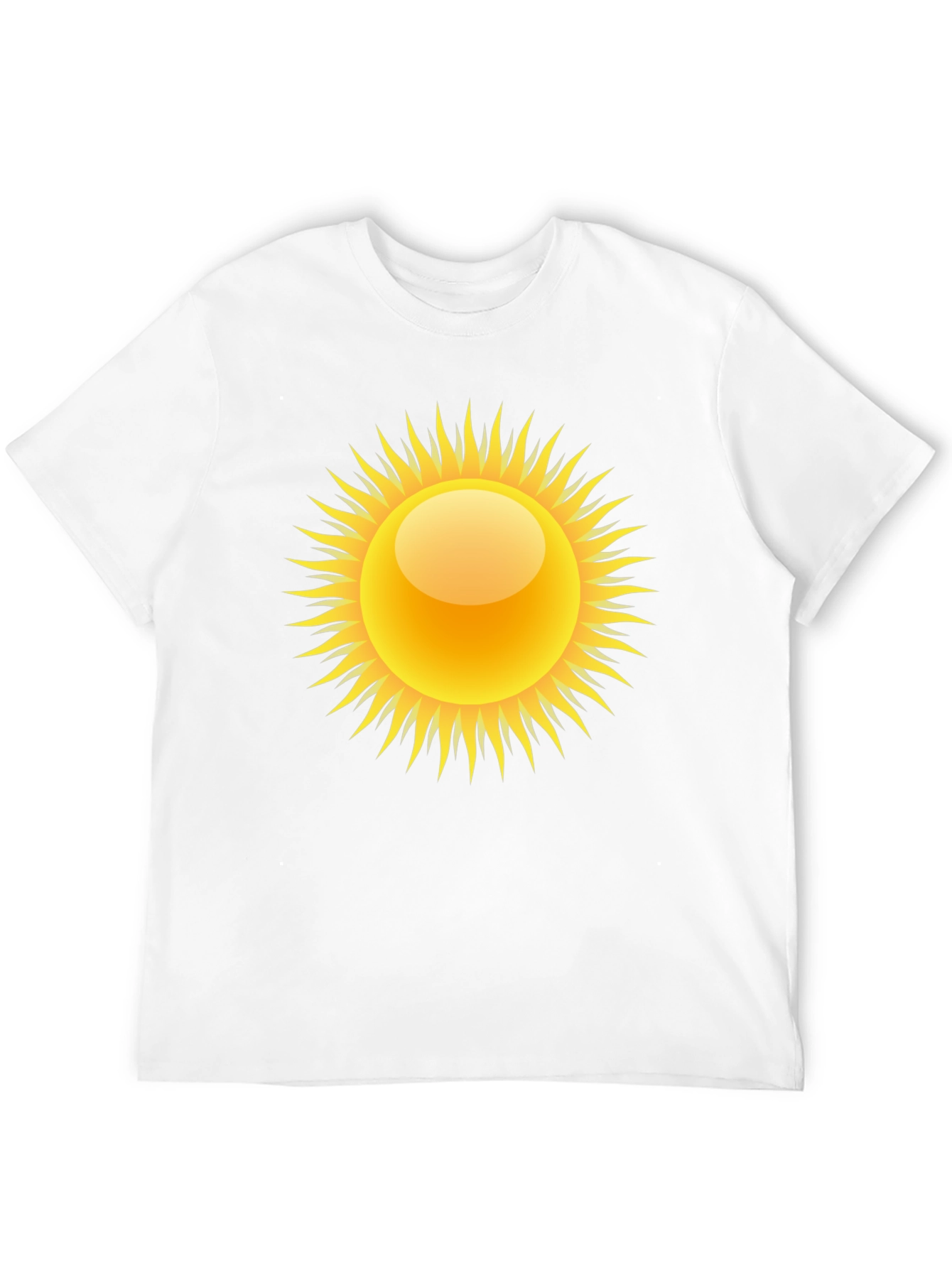 Sun Graphic Black Tee - Stylish Summer Apparel