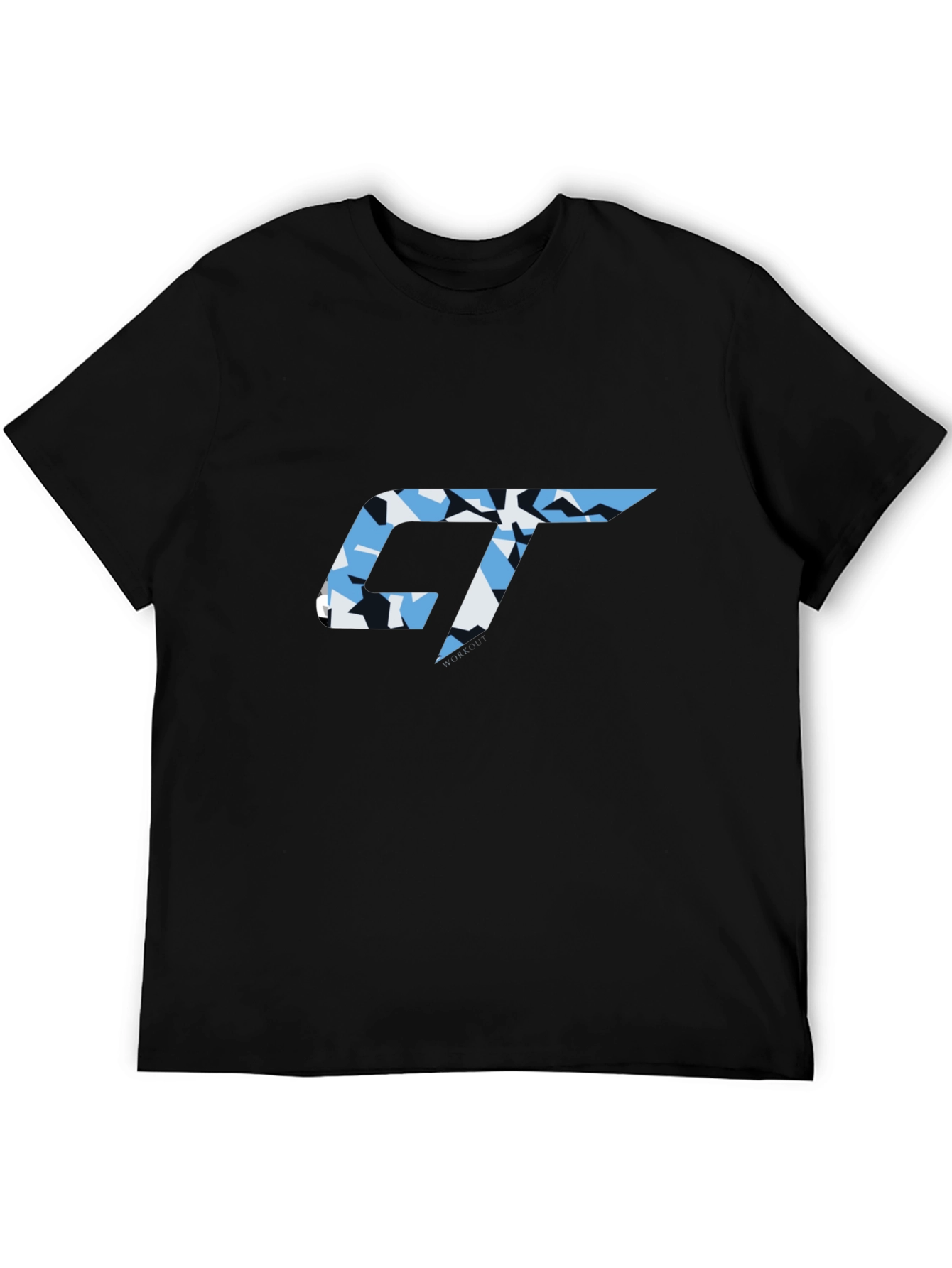 Geometric GT Logo T-Shirt - Modern Camo Design