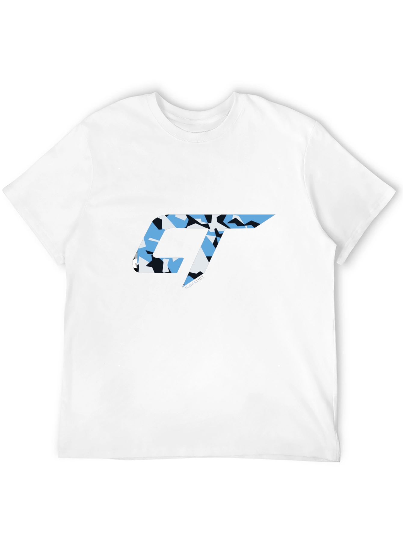 Geometric GT Logo T-Shirt - Modern Camo Design