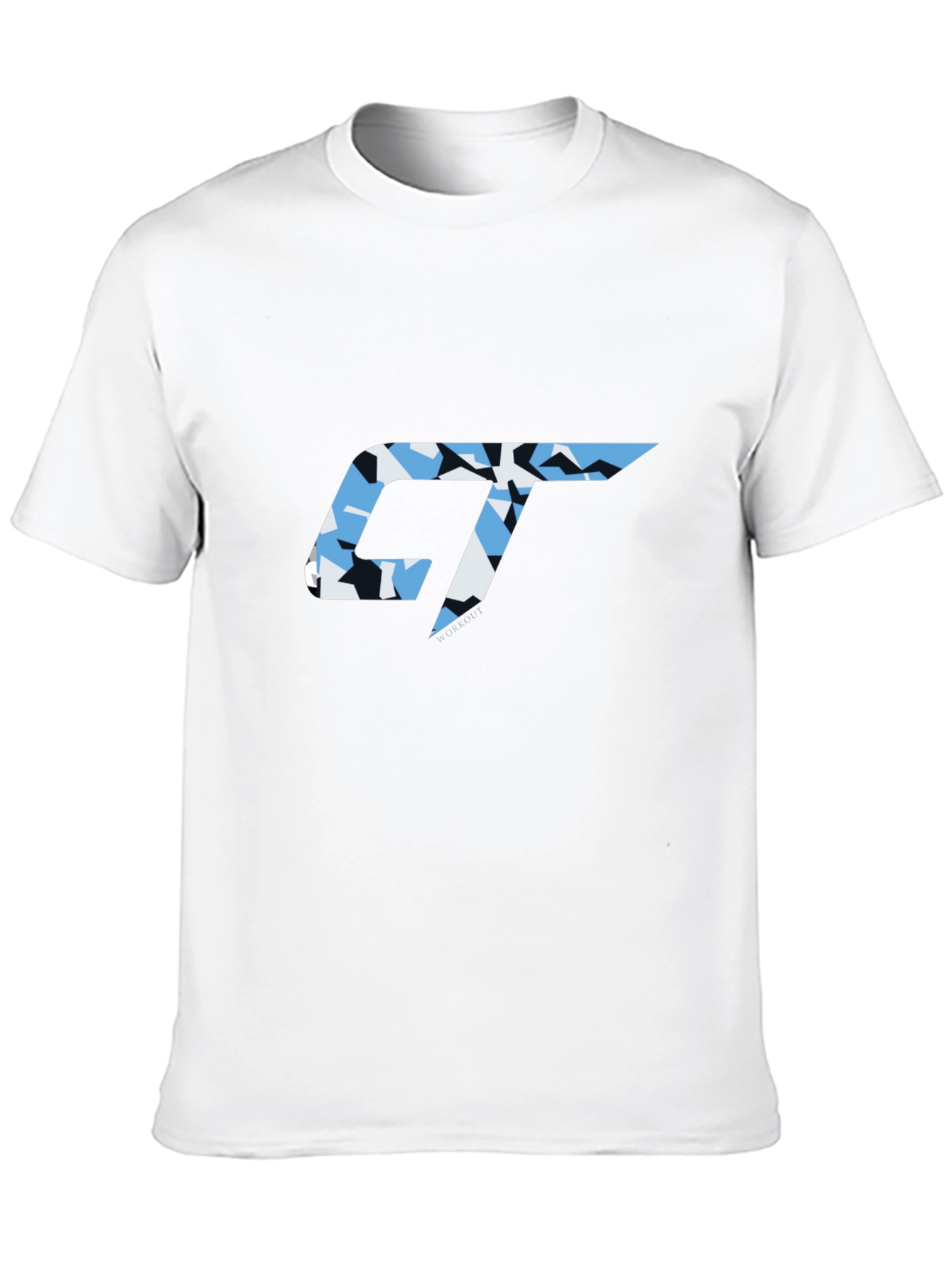 Geometric GT Logo T-Shirt - Modern Camo Design