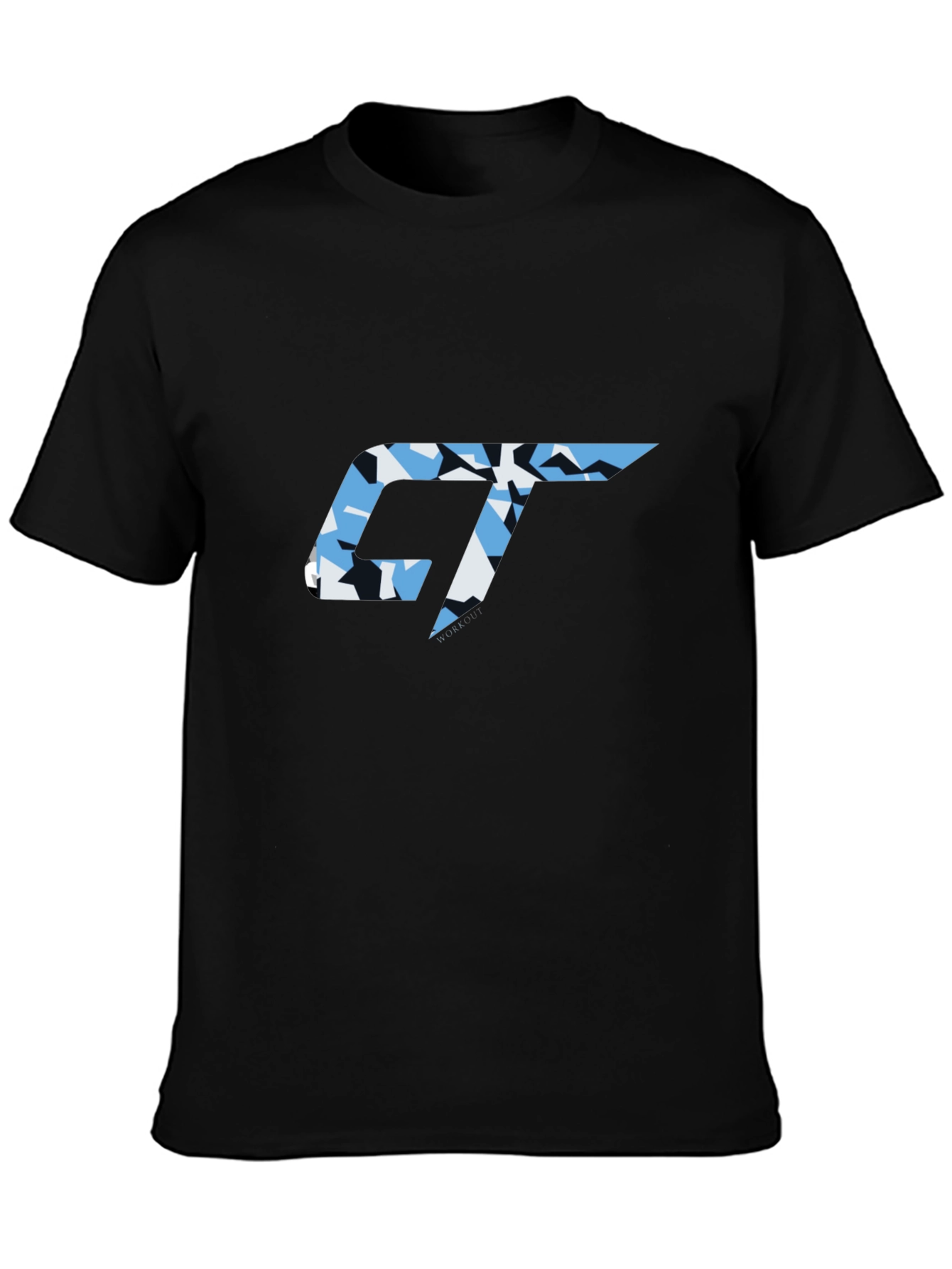 Geometric GT Logo T-Shirt - Modern Camo Design