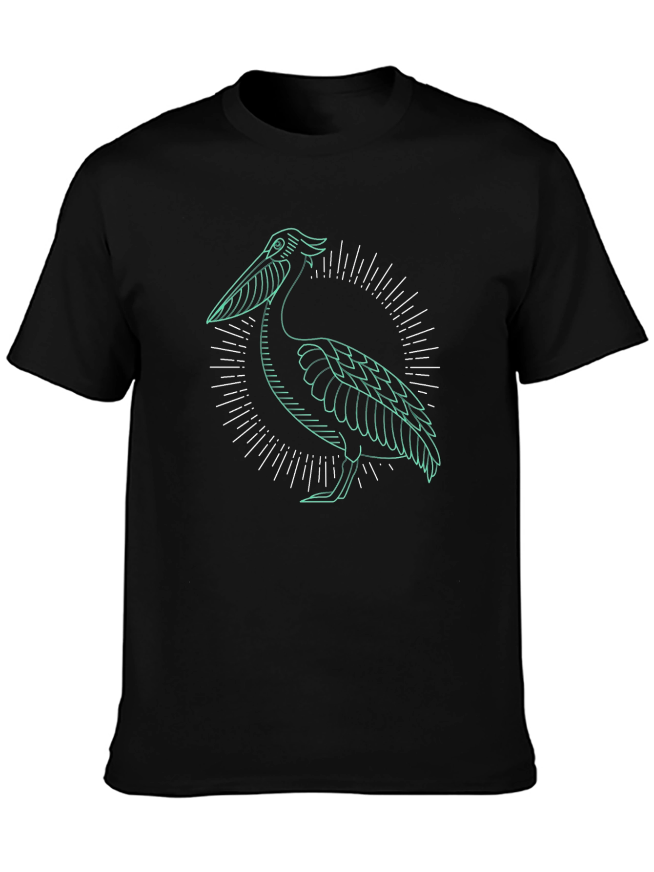 Pelican Graphic Black T-Shirt