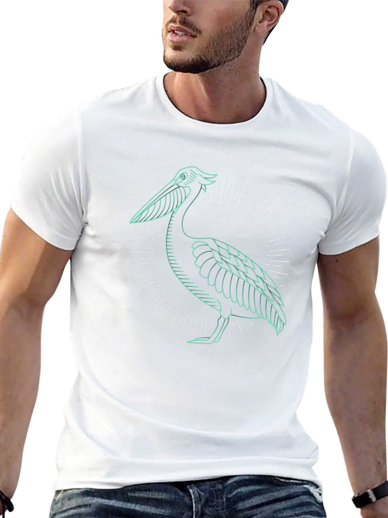Pelican Graphic Black T-Shirt