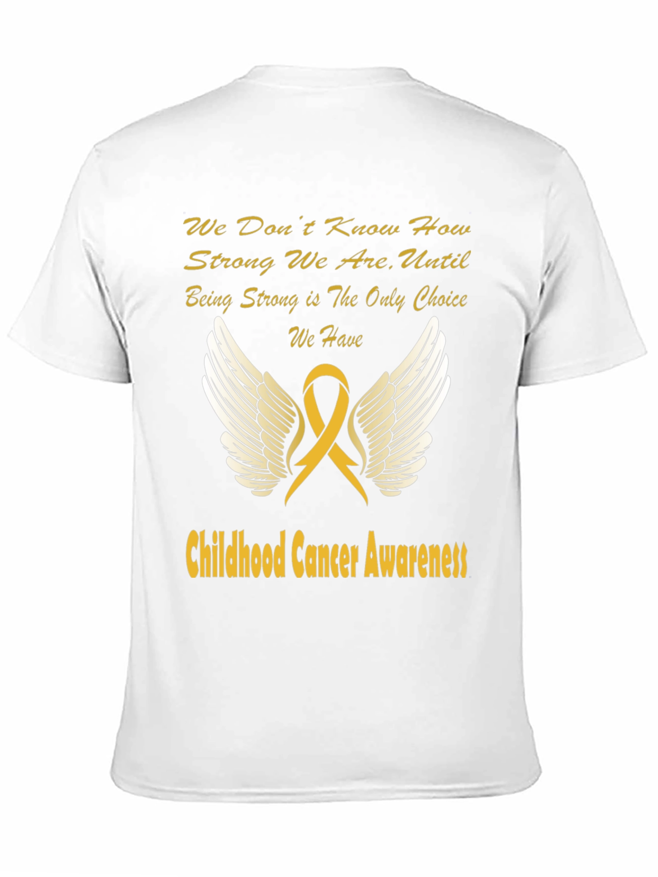 Childhood Cancer Awareness Ribbon T-Shirt